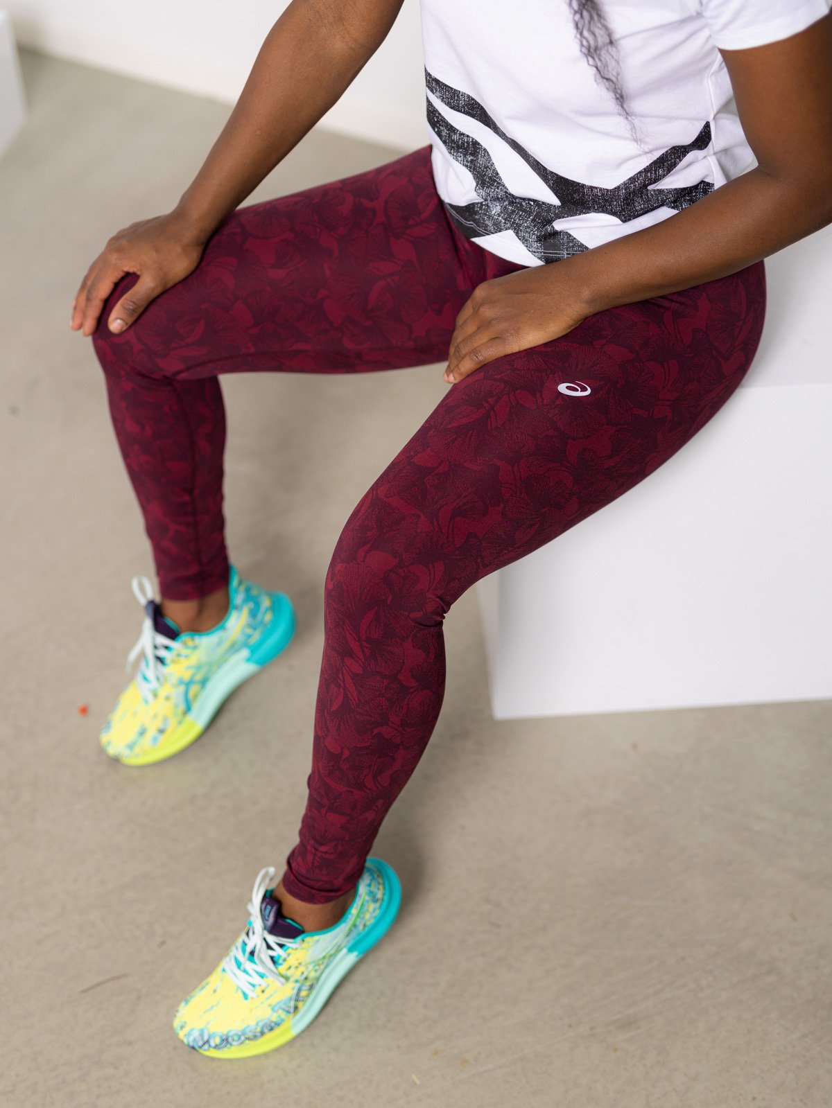 ASICS Jacquard Run Tight Deep Mars