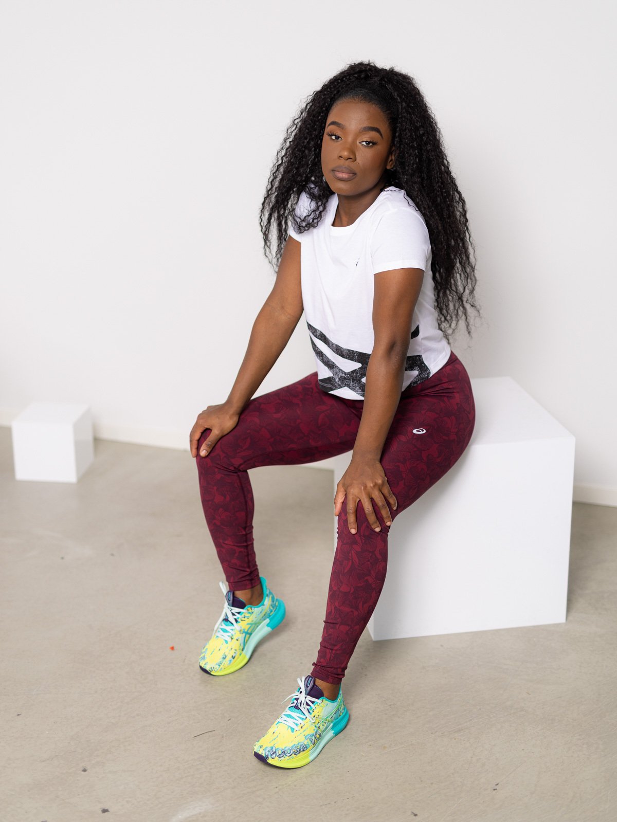 ASICS Jacquard Run Tight Deep Mars