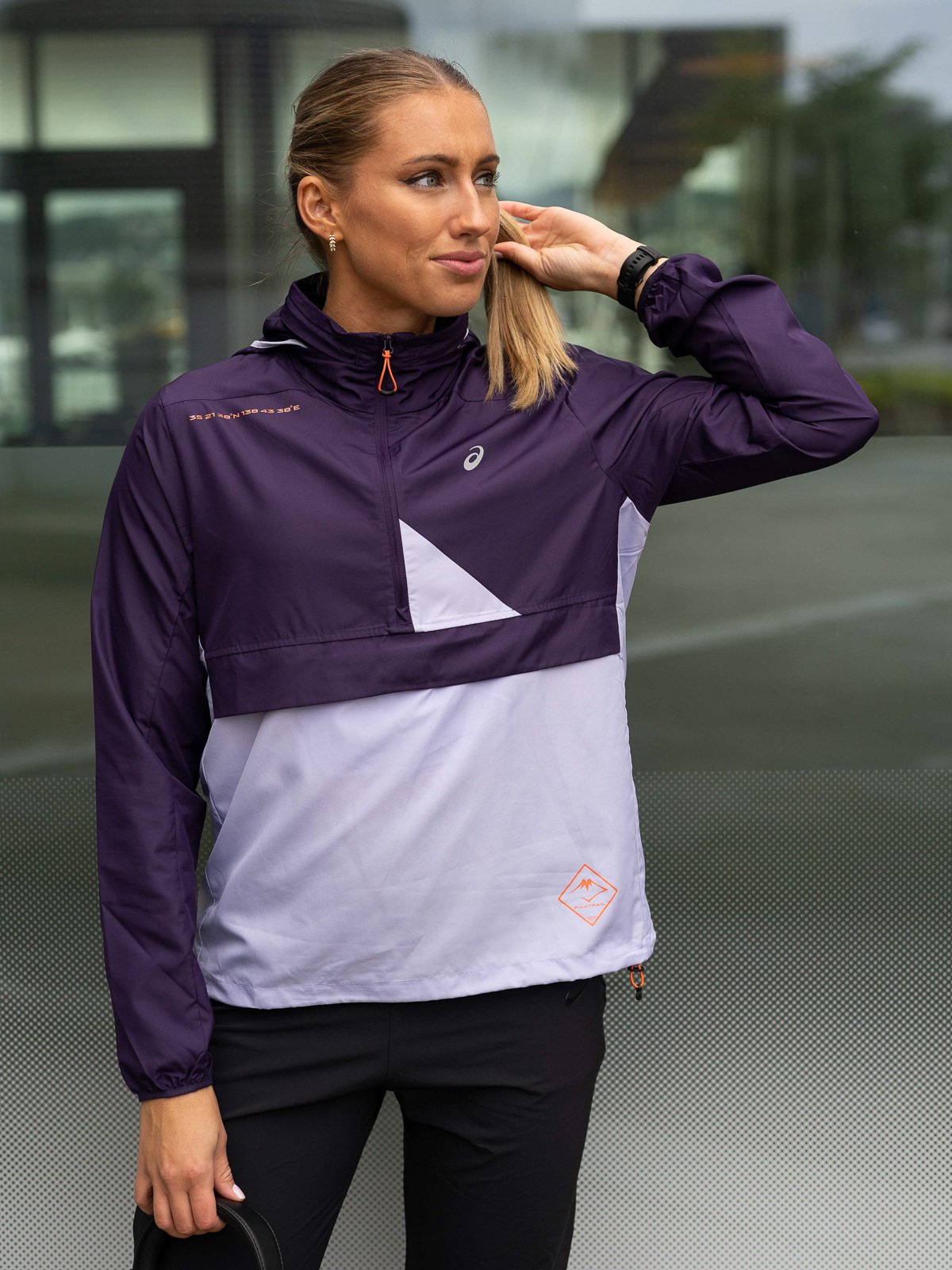 ASICS Fujitrail Anorak Night Shade/Vapor