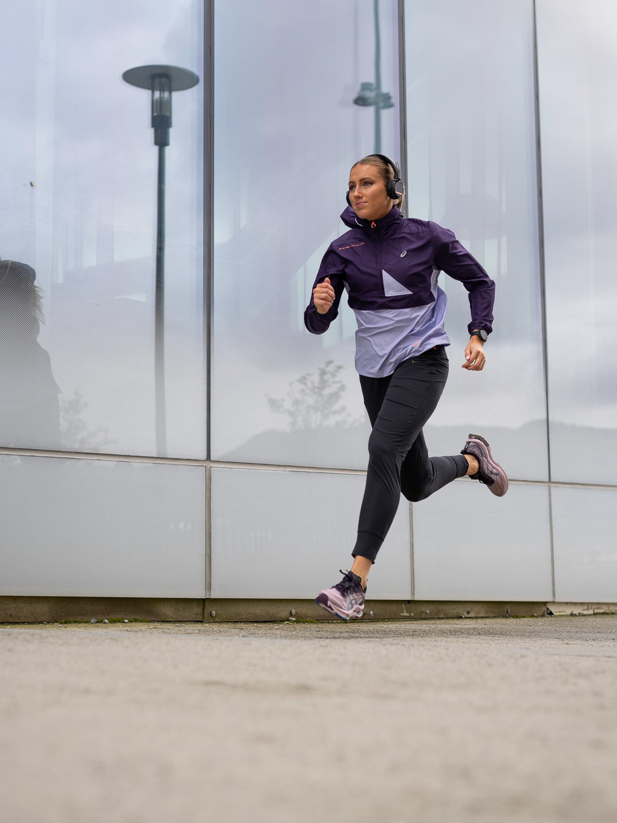 ASICS Fujitrail Anorak Night Shade/Vapor