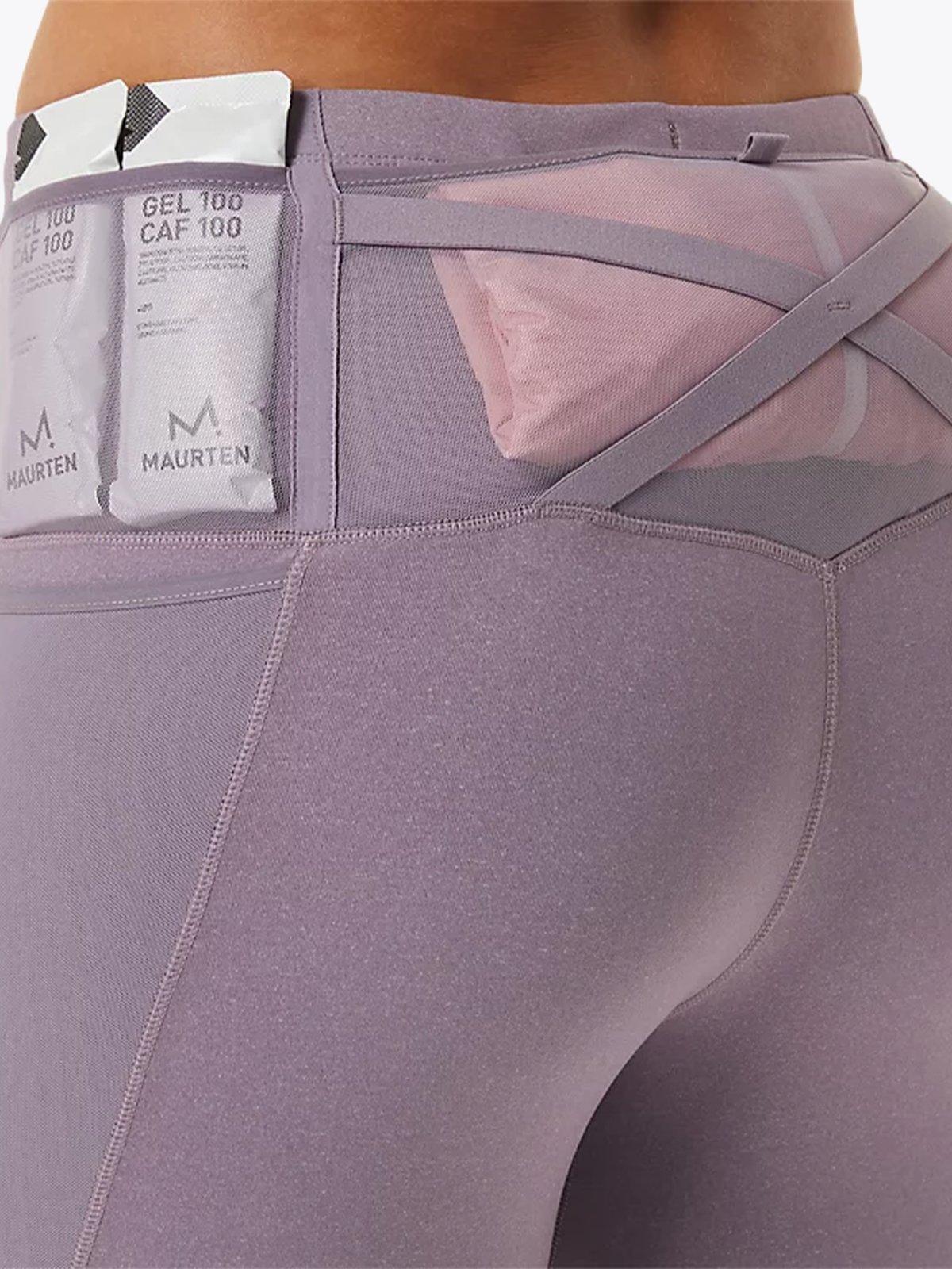 ASICS Distance Supply 7/8 Tight Violet Quartz Heather
