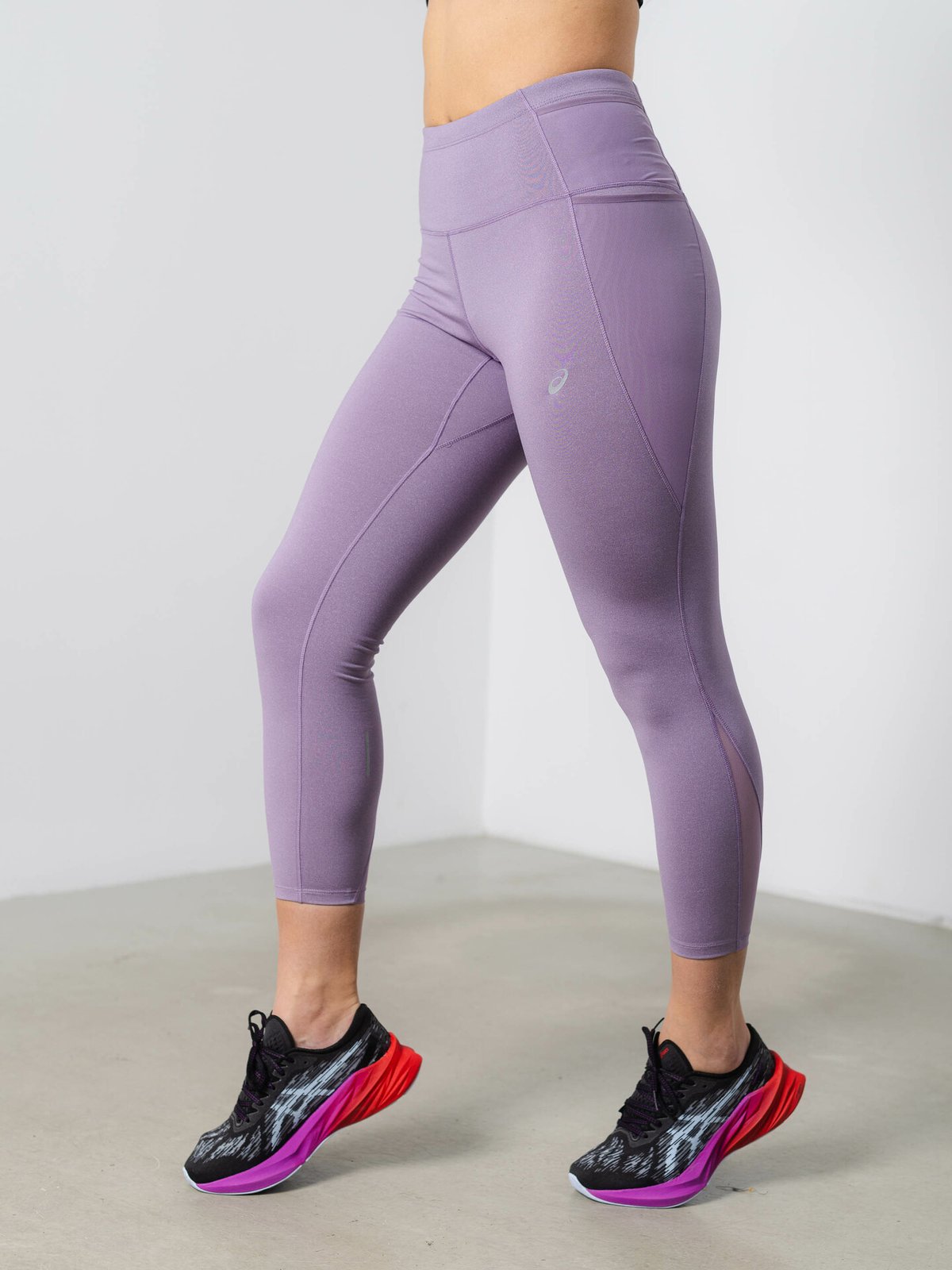 ASICS Distance Supply 7/8 Tight Violet Quartz Heather