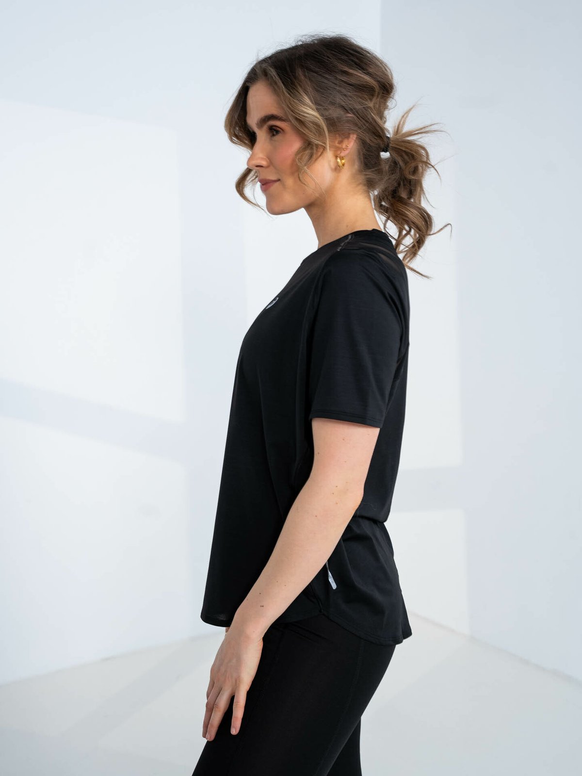 ASICS Road Short Sleeve Top Performance Black