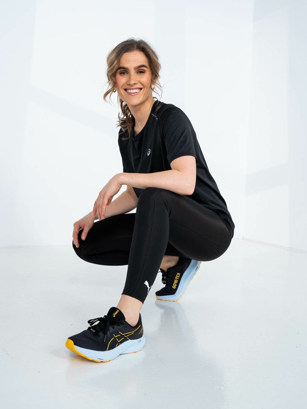 ASICS Road Short Sleeve Top Performance Black