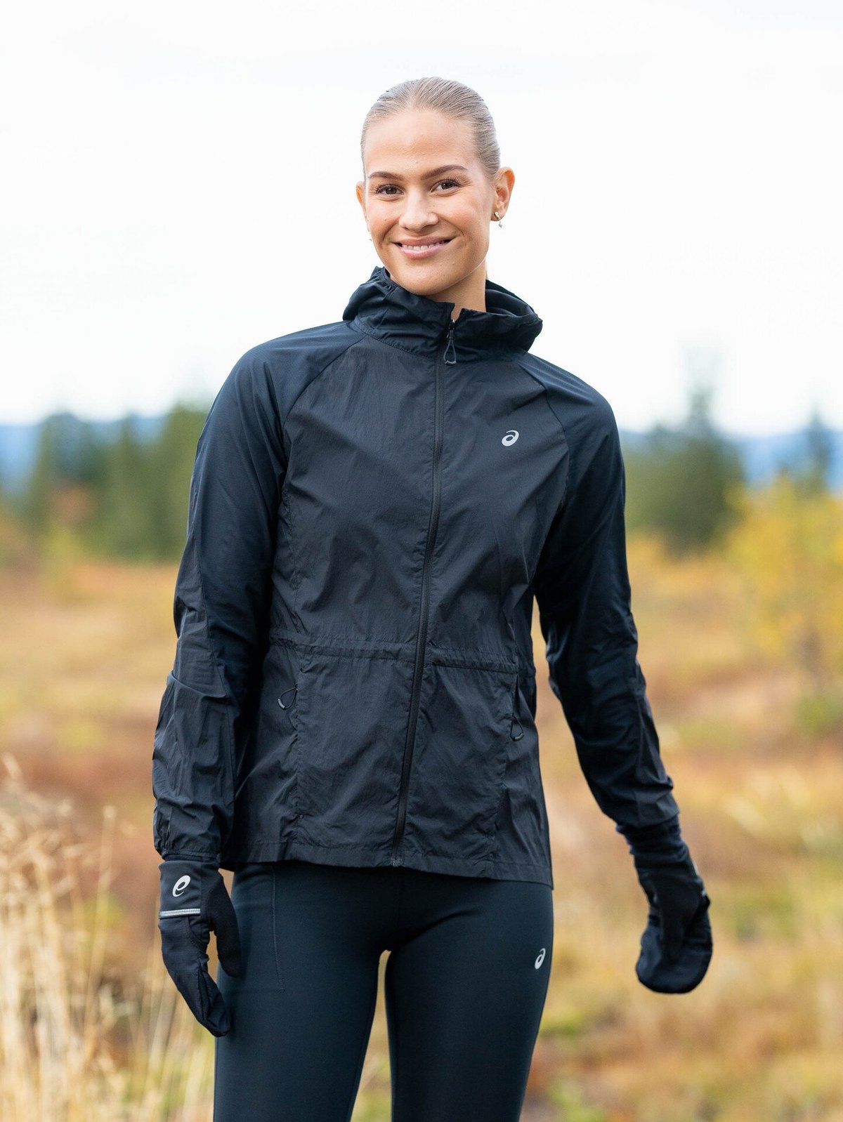ASICS Road Packable Jacket Performance Black