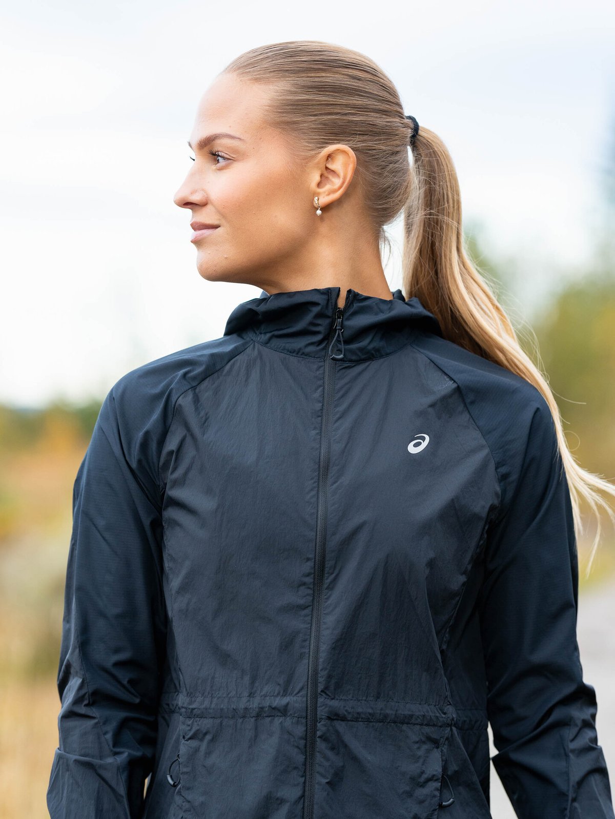 ASICS Road Packable Jacket Performance Black