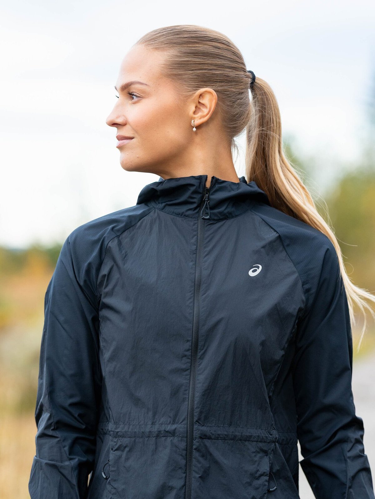 ASICS Road Packable Jacket Performance Black