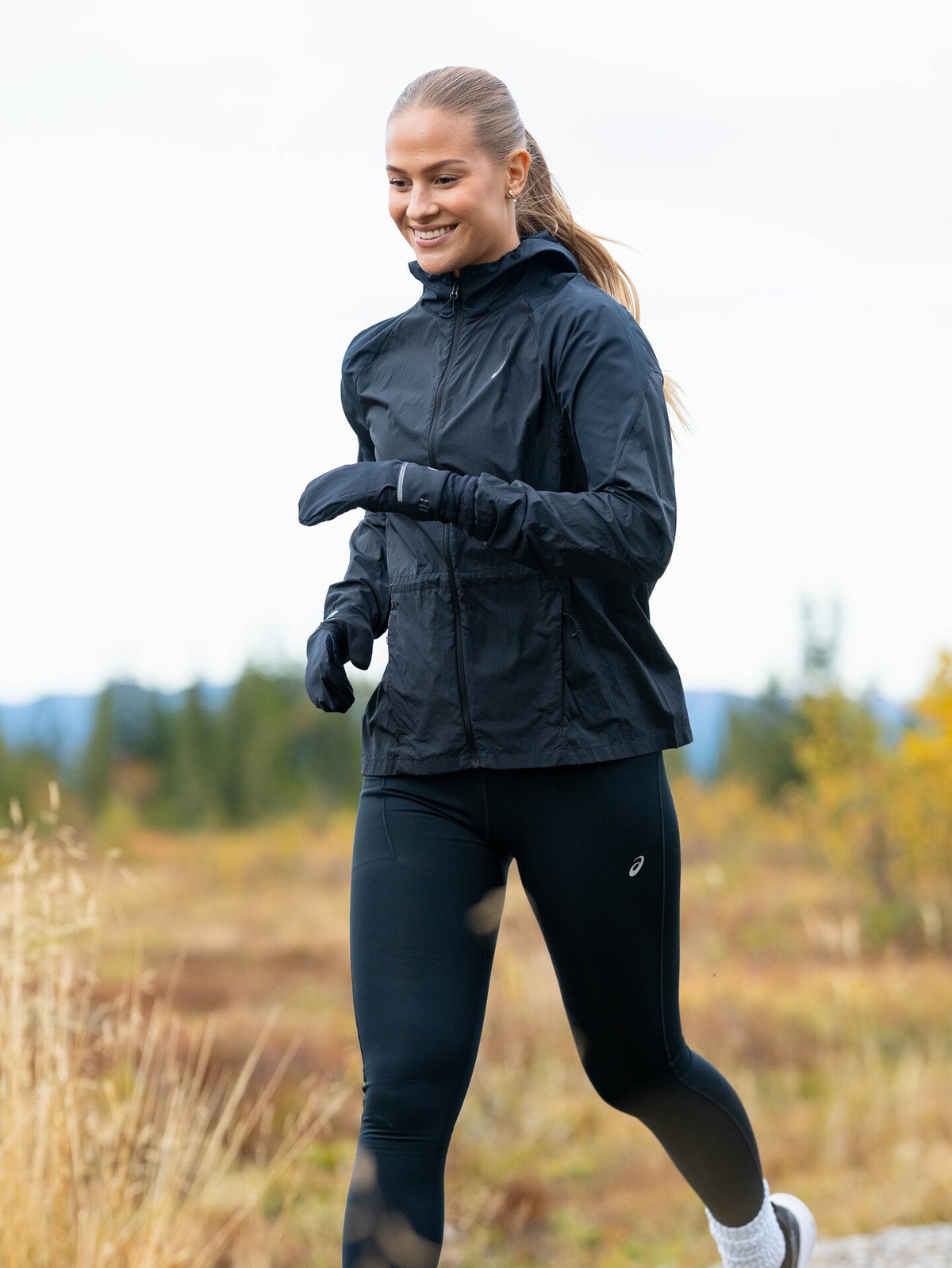 ASICS Road Packable Jacket Performance Black