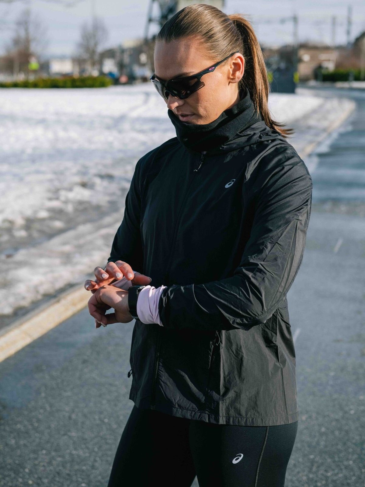 ASICS Road Packable Jacket Performance Black