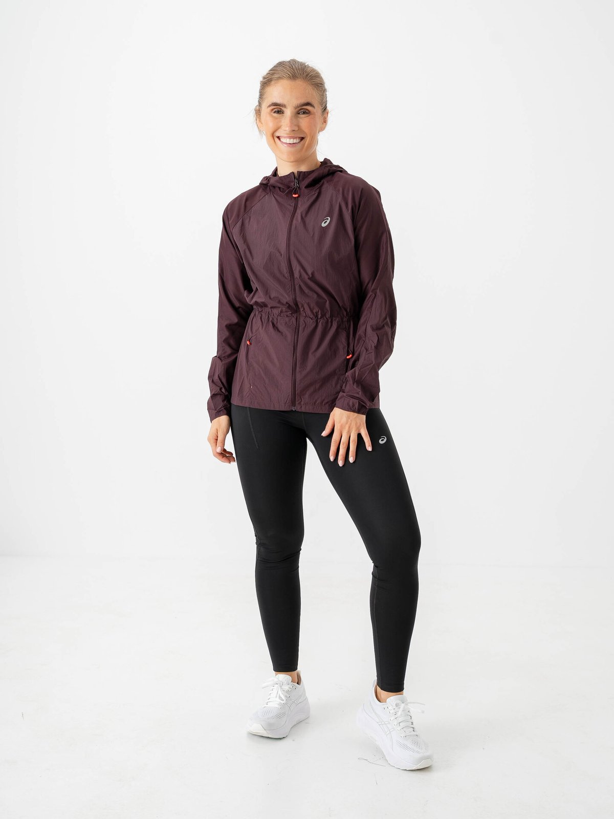 ASICS Road Packable Jacket Dark Currant
