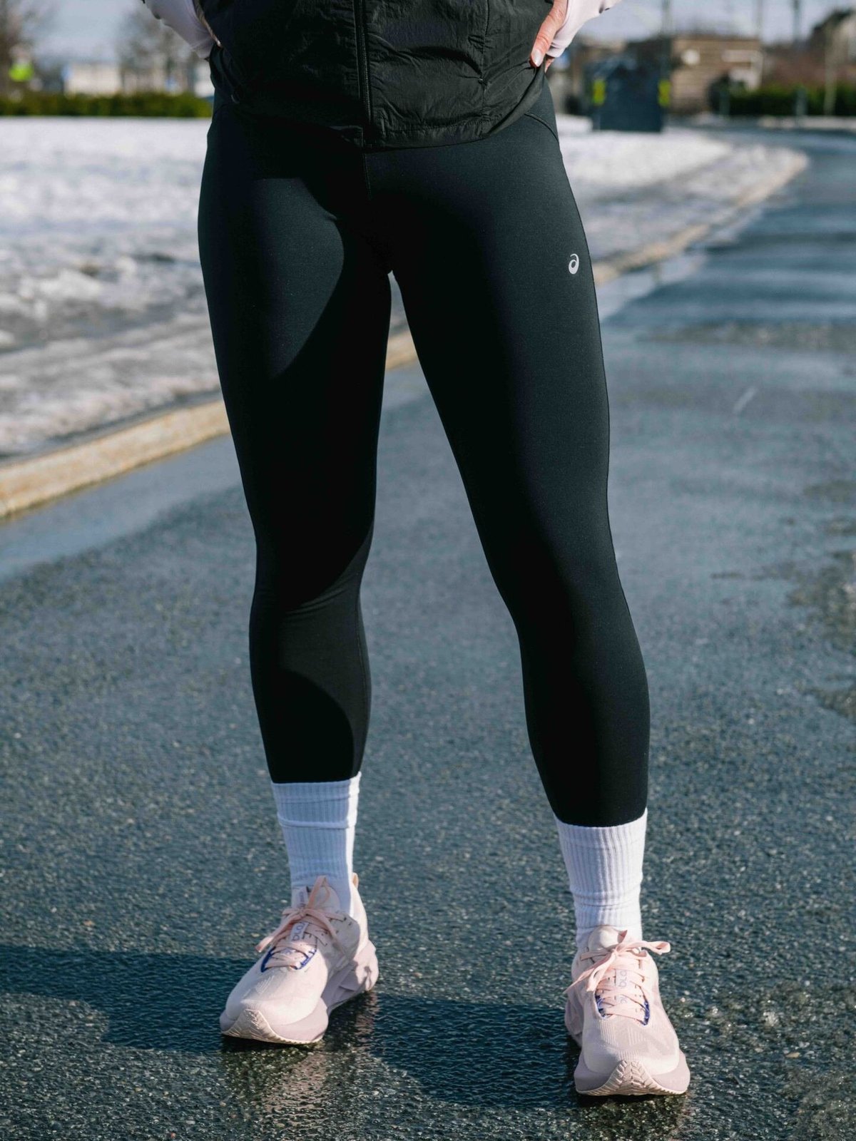 ASICS Road Winter High Waist Tight Performance Black