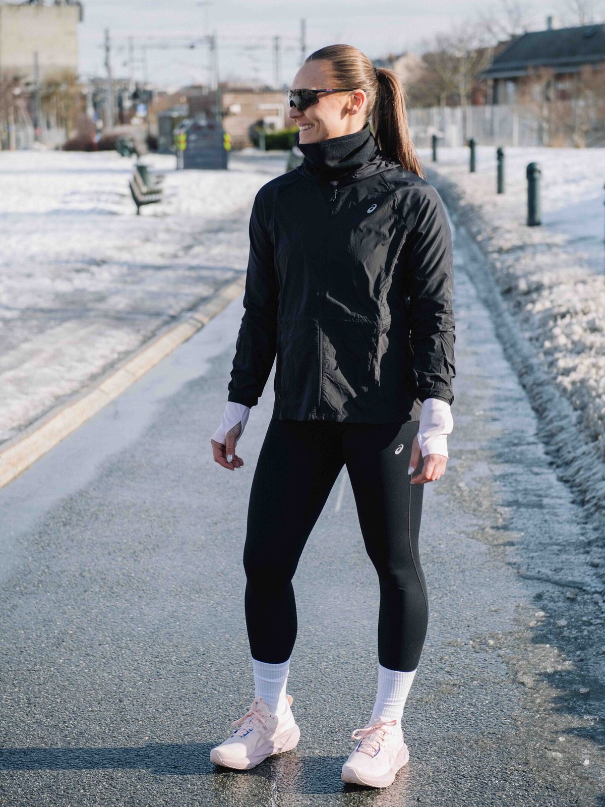 ASICS Road Winter High Waist Tight Performance Black