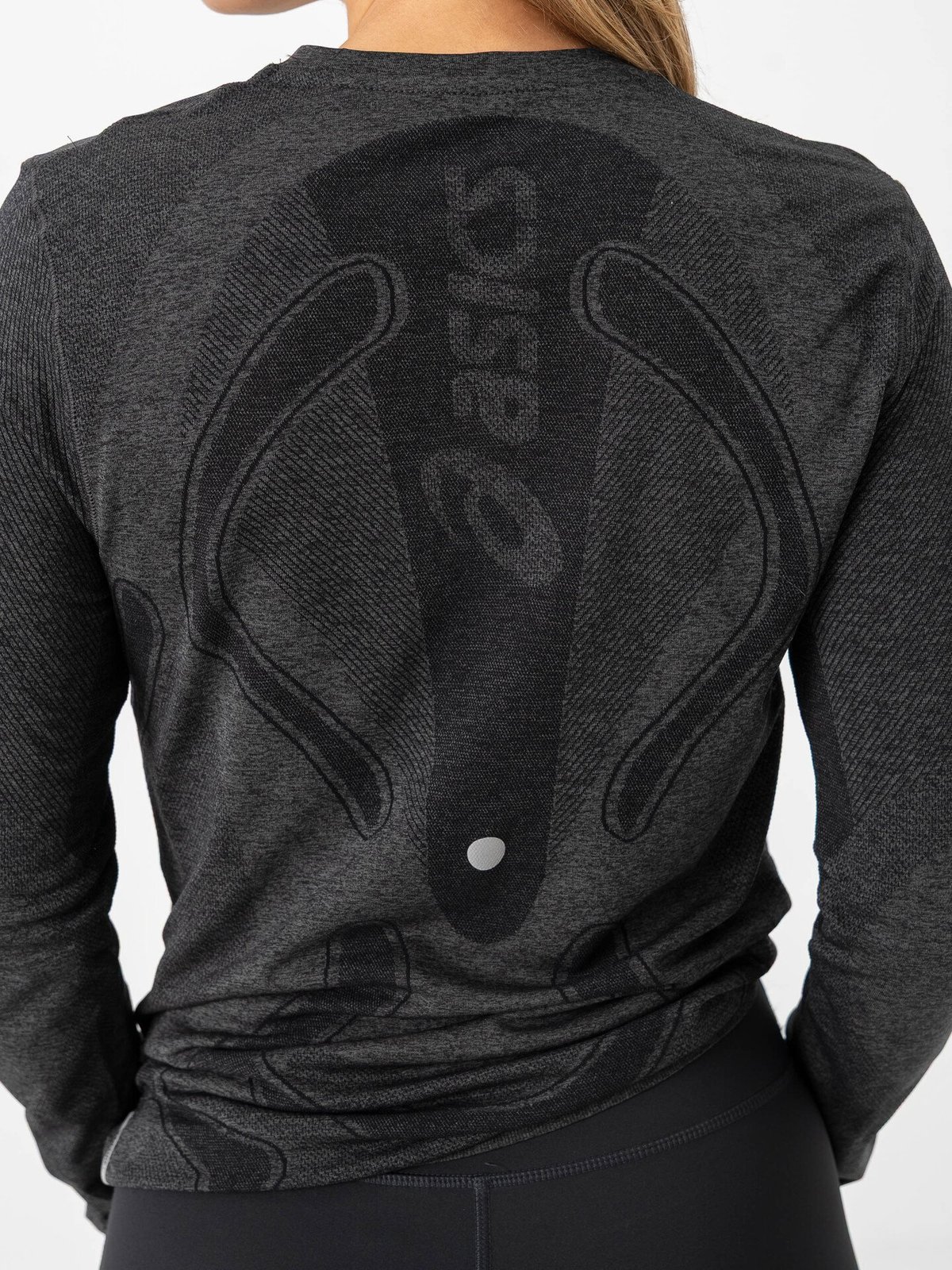 ASICS Road Seamless Long Sleeve Top Performance Black/Graphite Grey