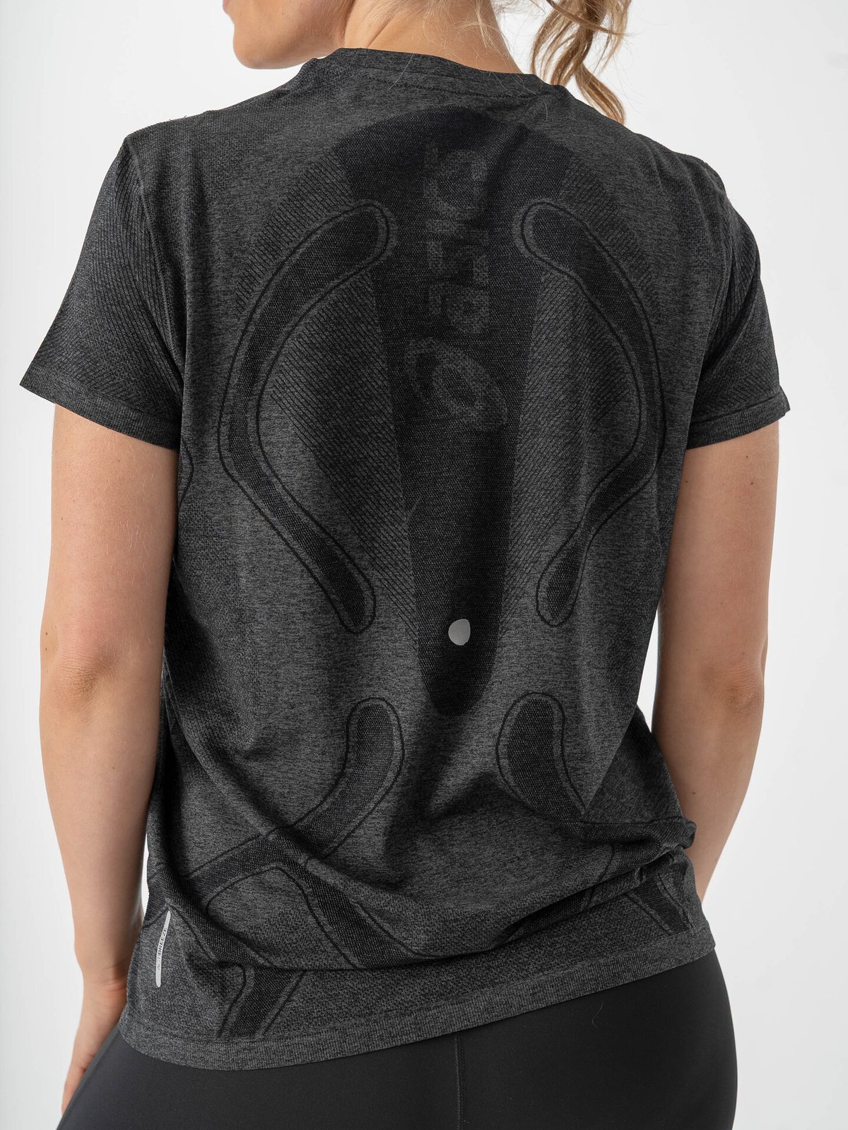 ASICS Road Seamless Short Sleeve Top Performance Black/Graphite Grey