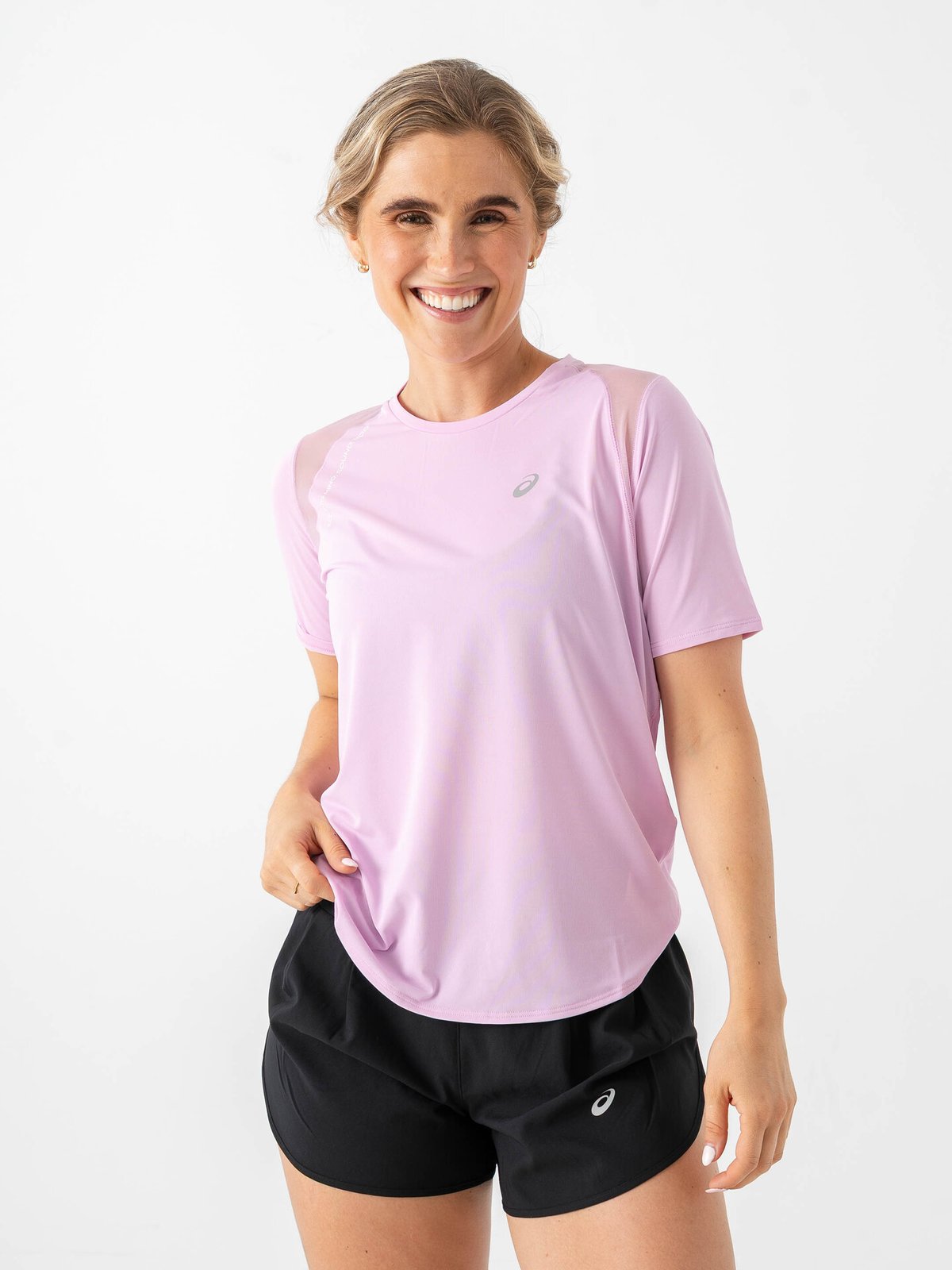 ASICS Road Short Sleeve Top Hazy Lilac