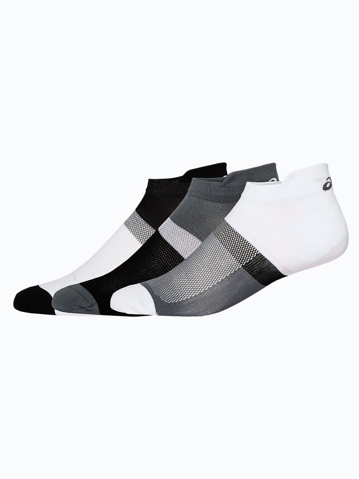 ASICS 3 PPK Color Block Ankle Sock Performance Black