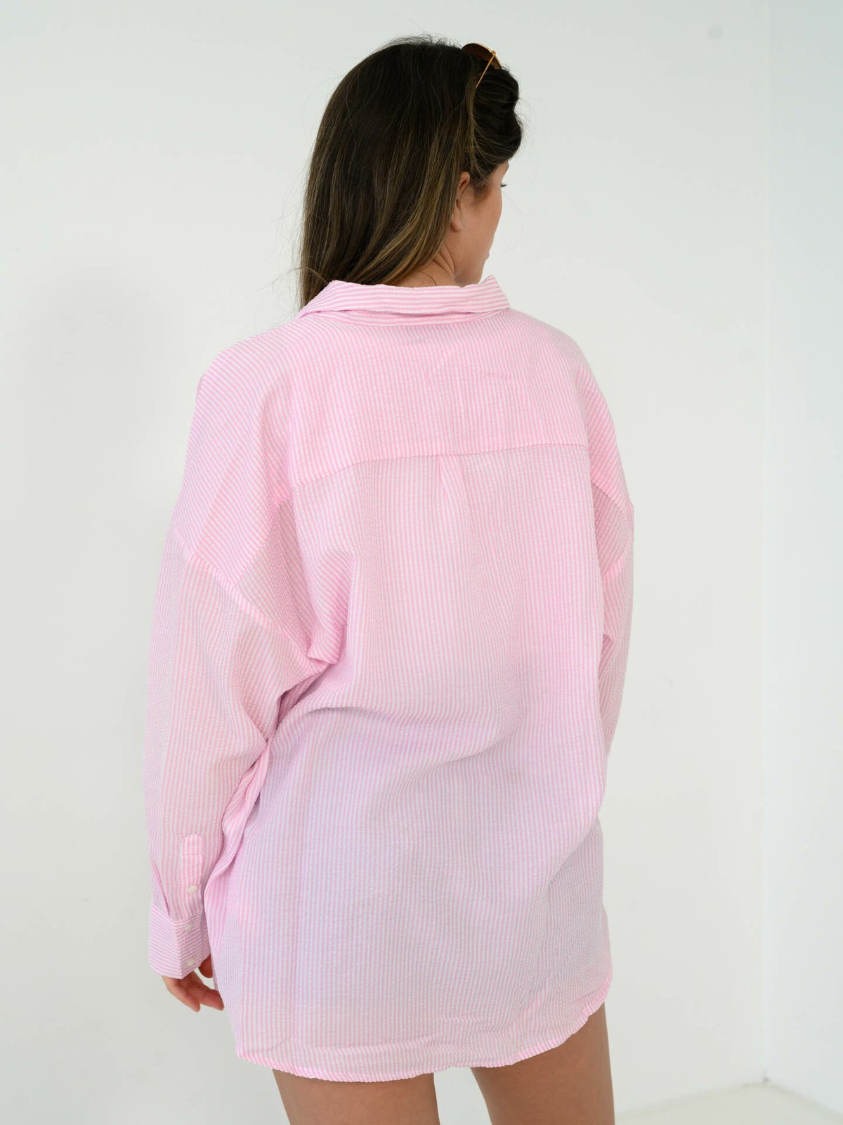 A-View Sonja shirt Pink/white