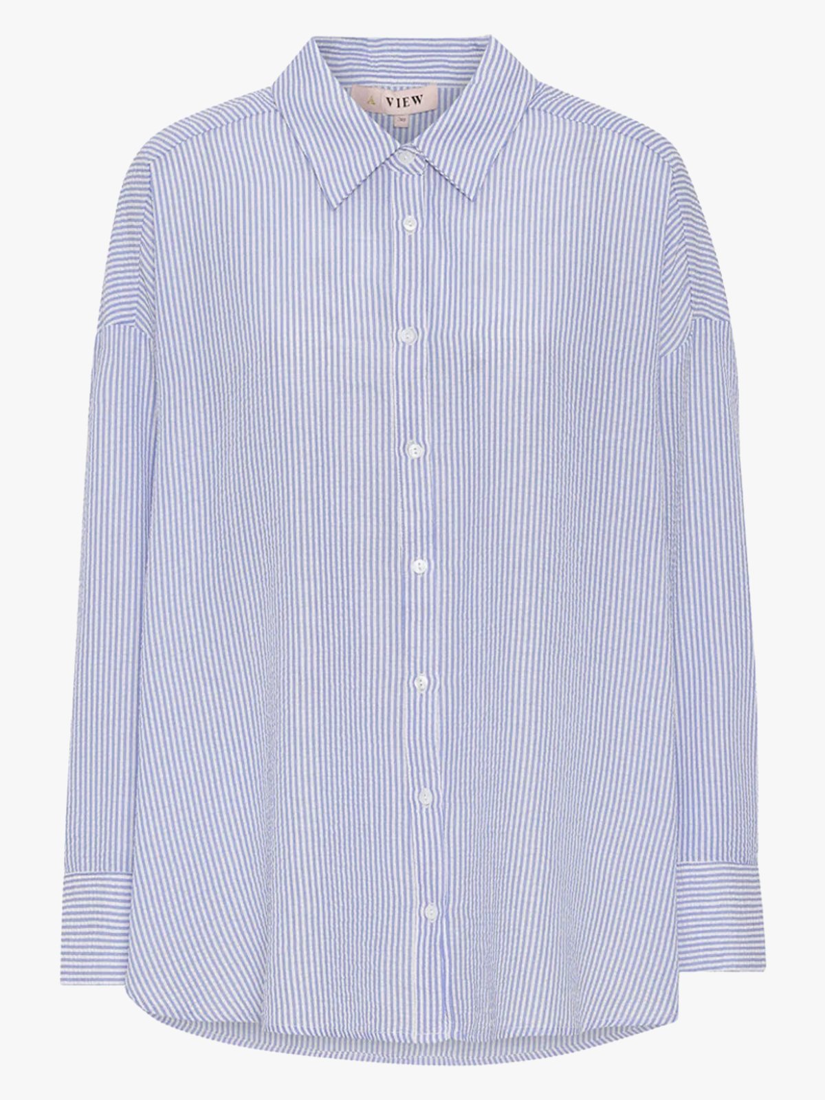 A-View Sonja shirt Blue/white stribe