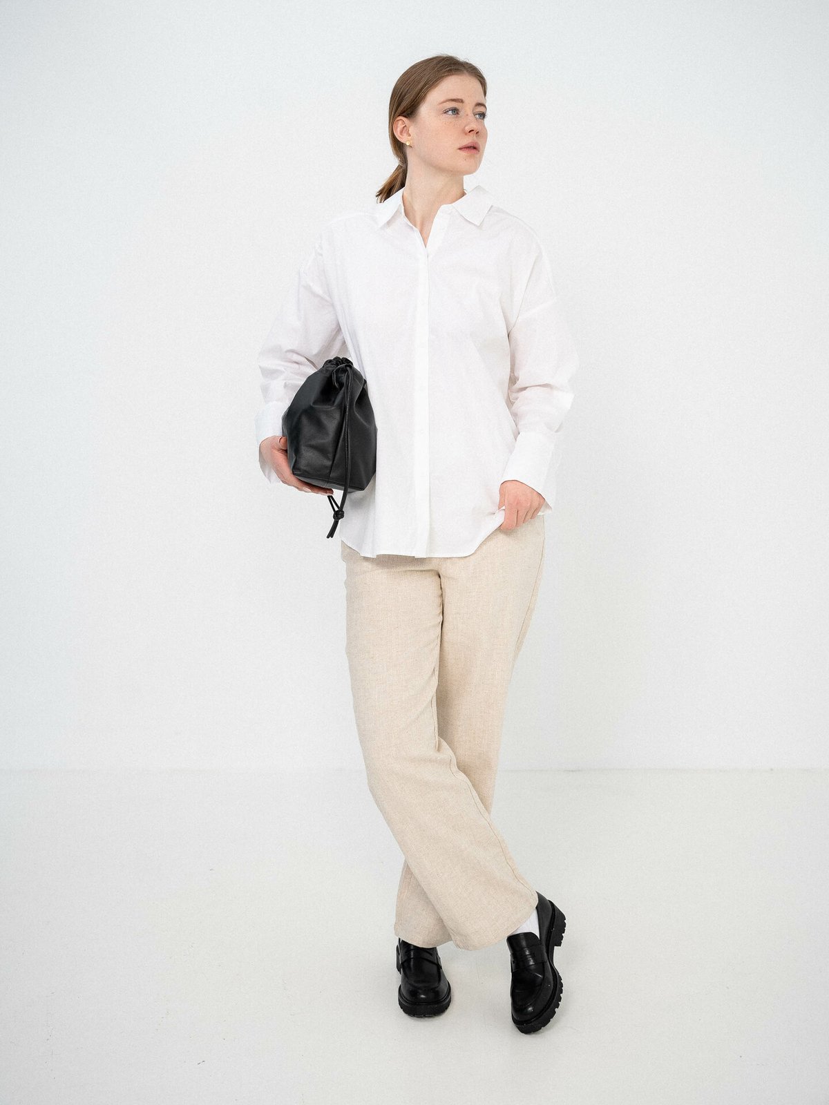 A-View Annali linen pant Light sand