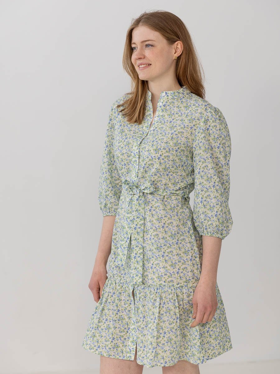 A-View Kate Dress Blue / Green