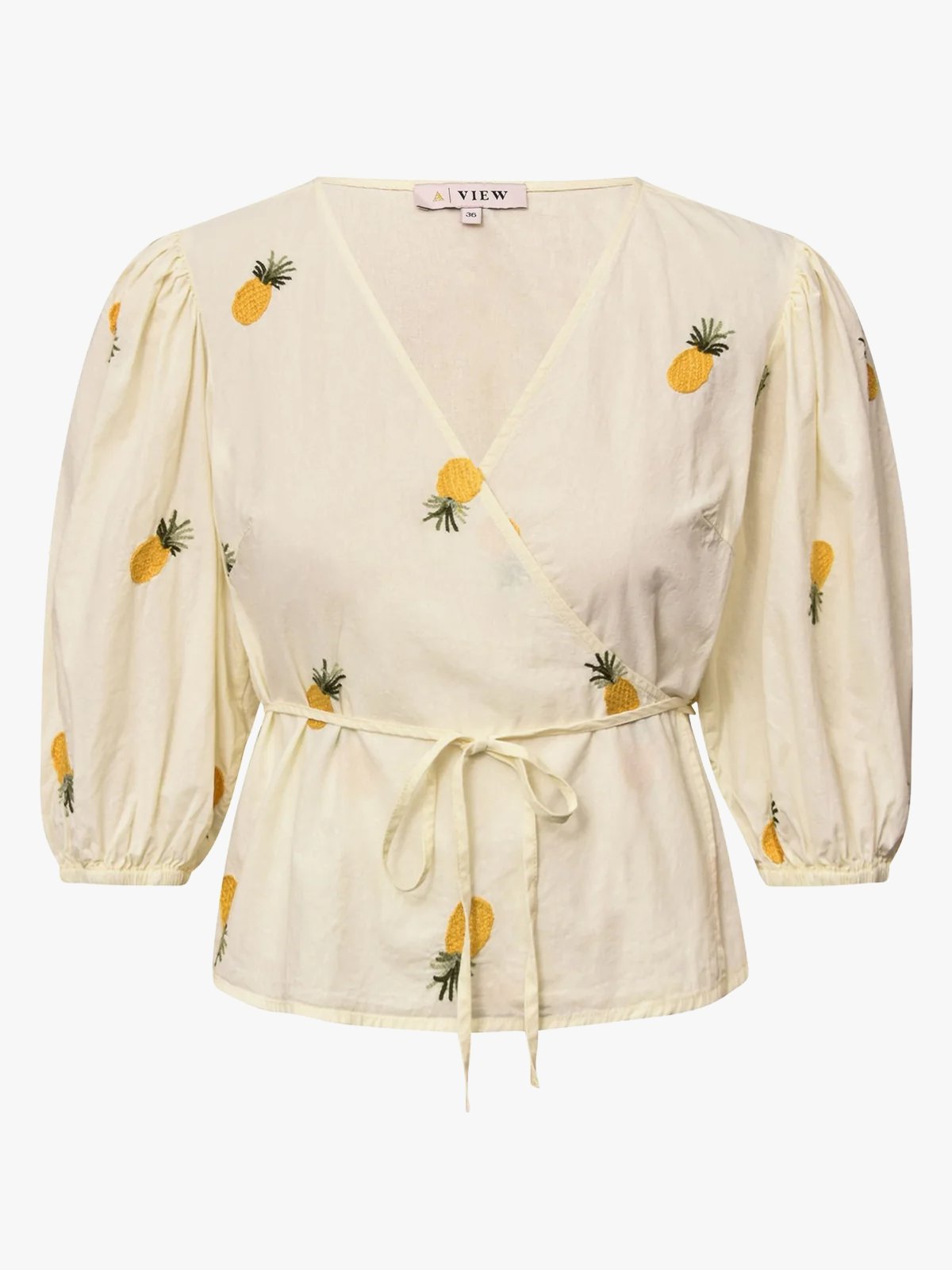 A-View Rebekka Fruit Blouse Sand/yellow