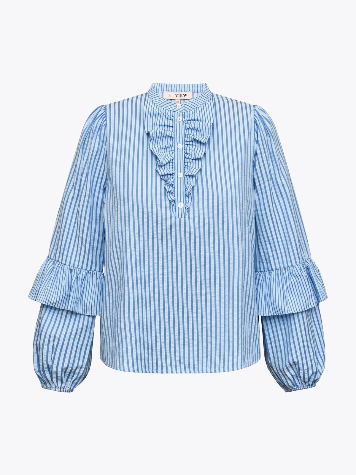 A-View Karin blouse Blue/White