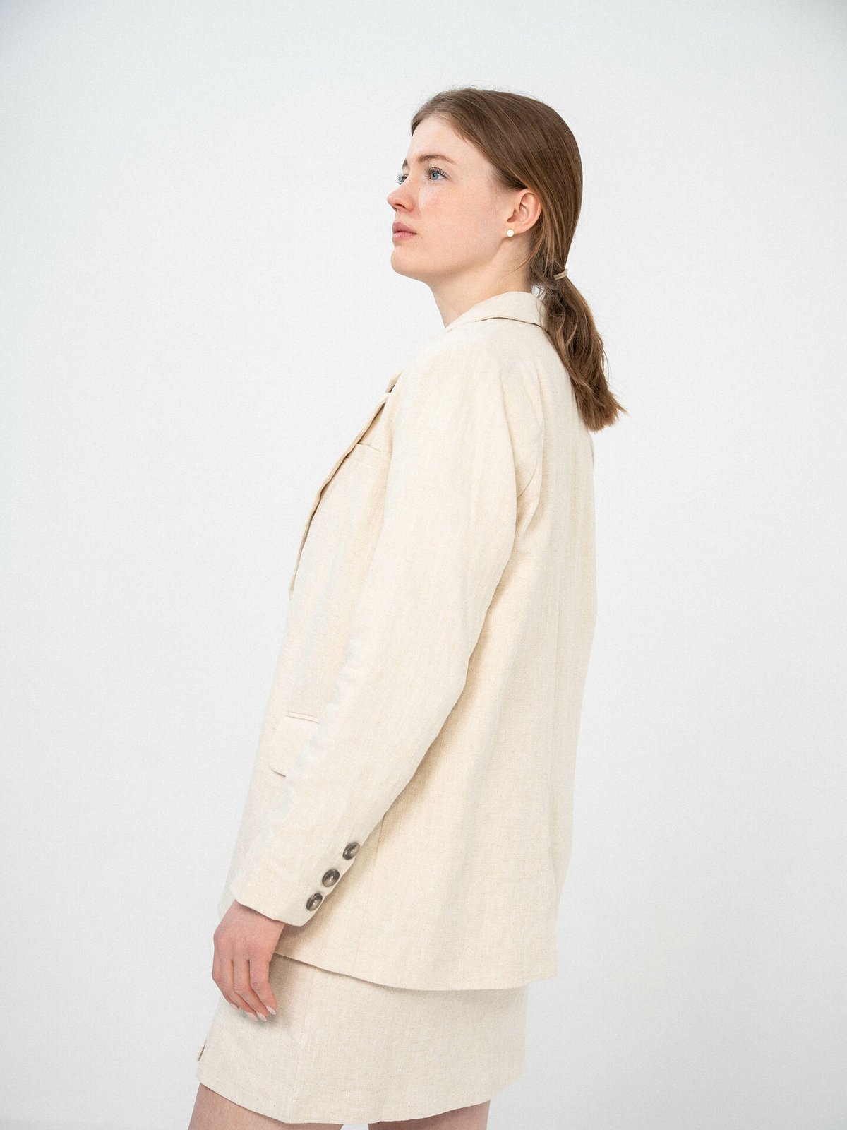 A-View Annali linen blazer Sand