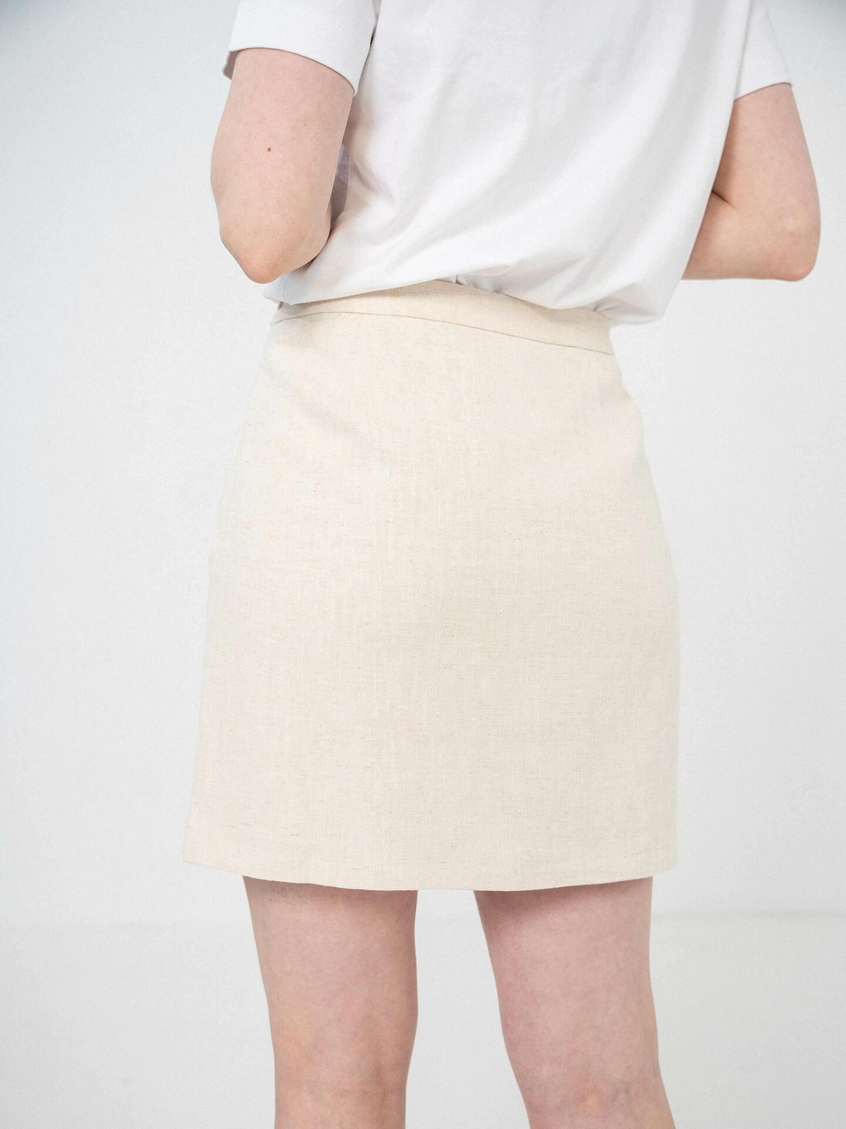 A-View Annali linen skirt Sand