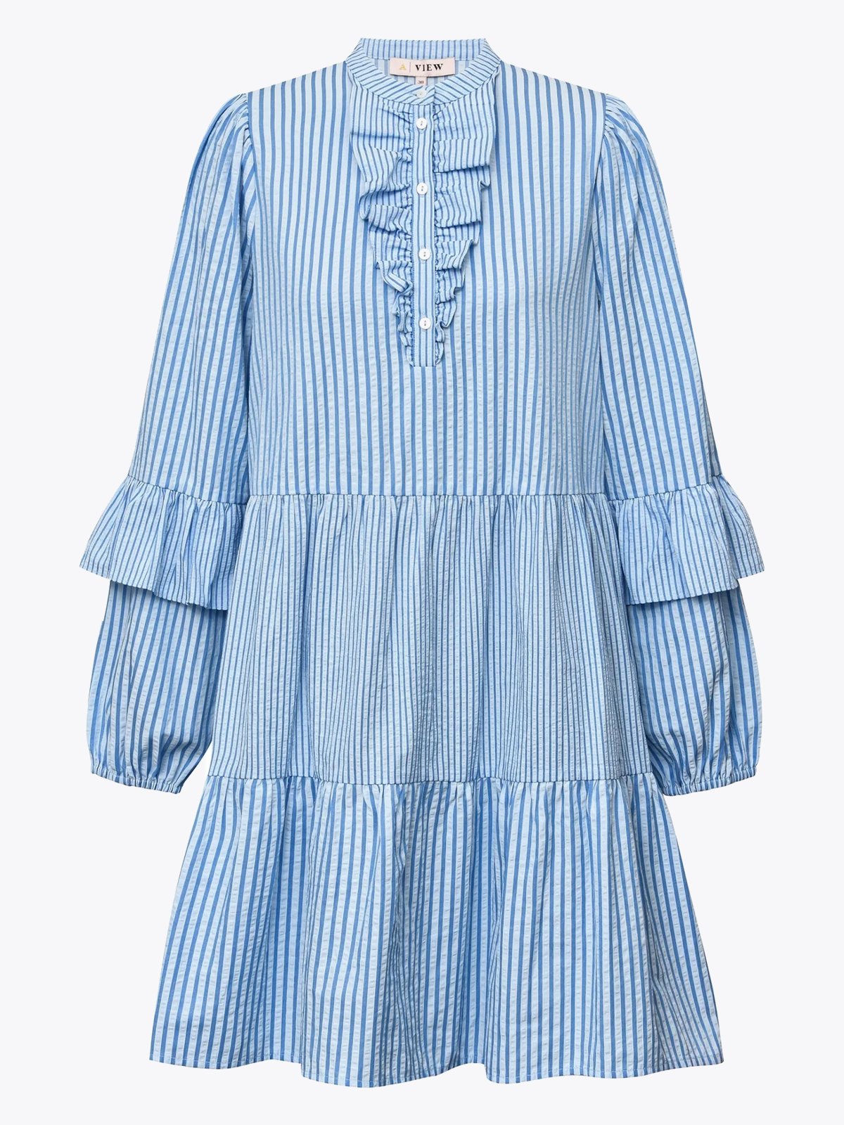 A-View Karin dress Blue/white stribe