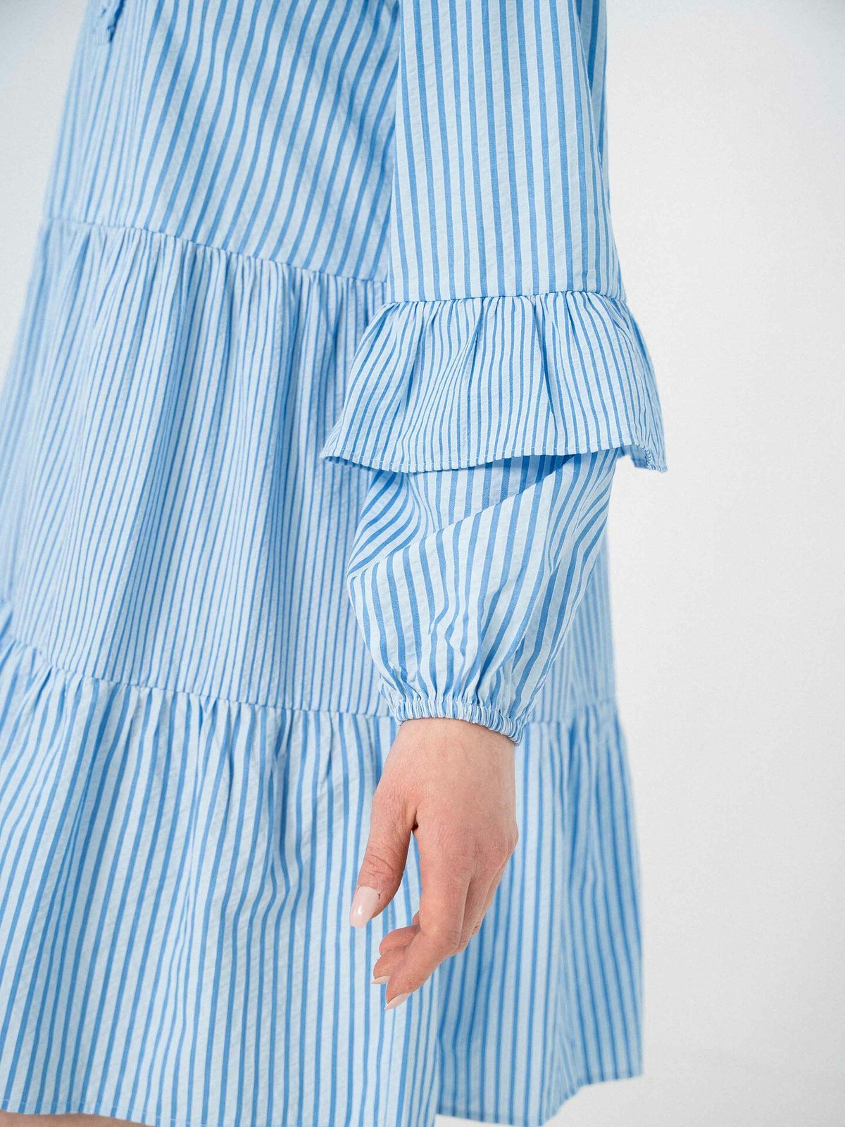 A-View Karin dress Blue/white stribe