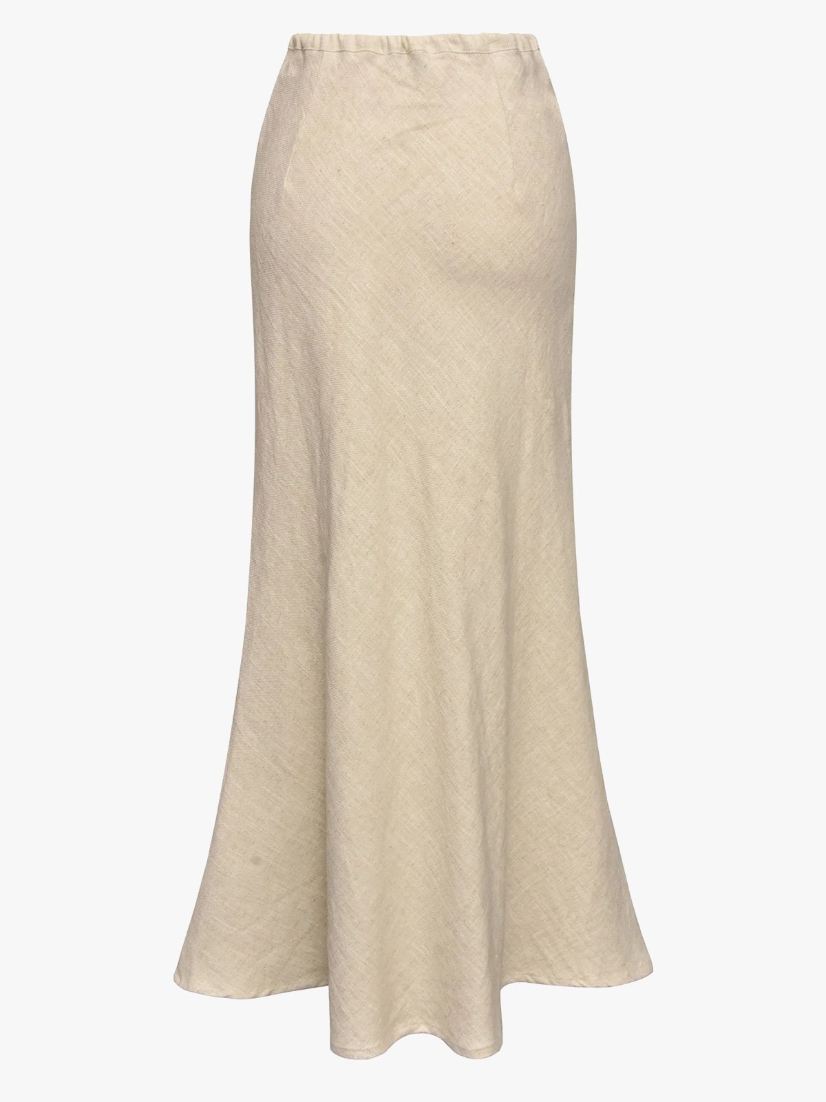 A-View Linen maxi skirt Beige