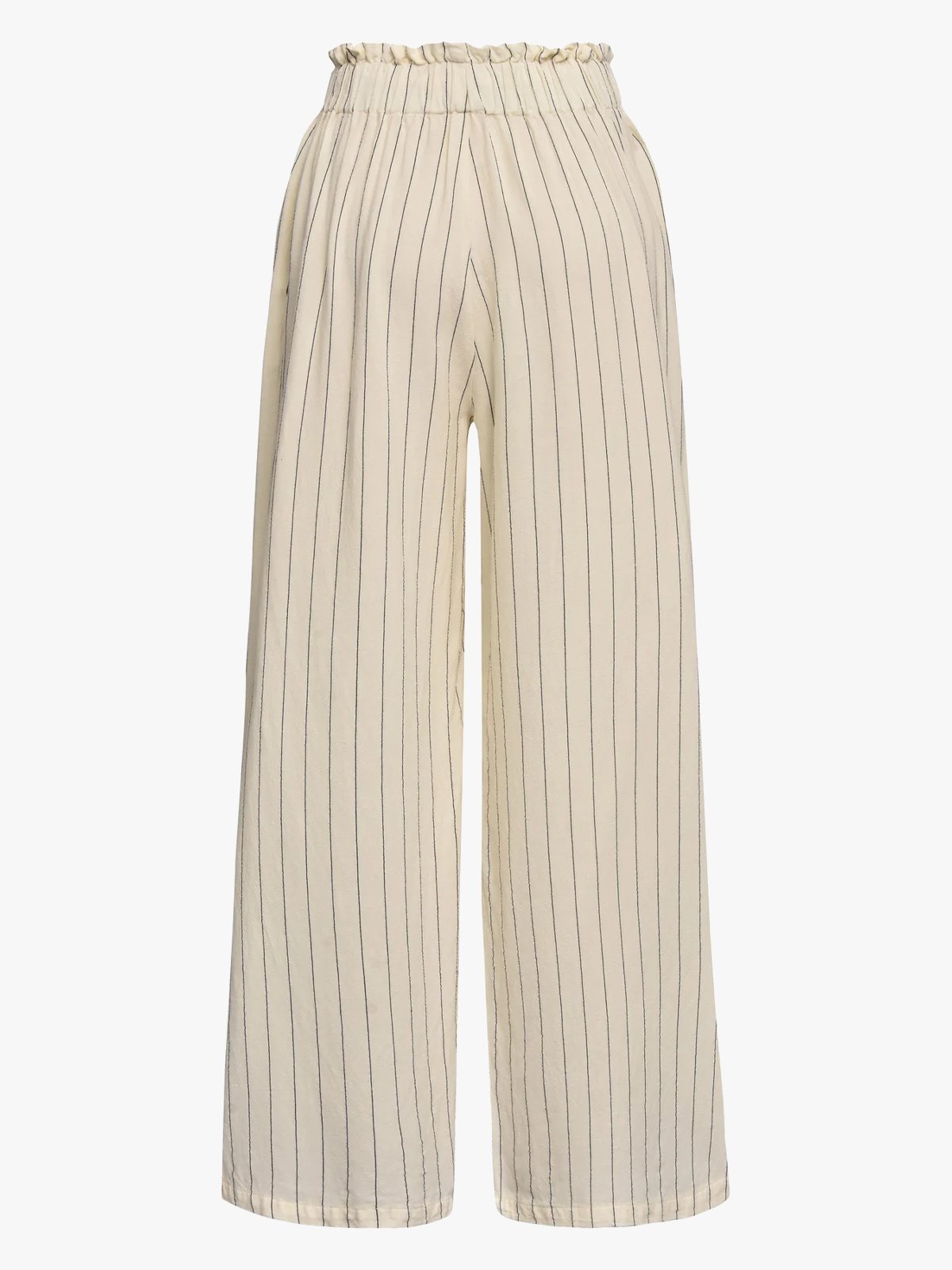 A-View Lerke Stripe Pants Off White