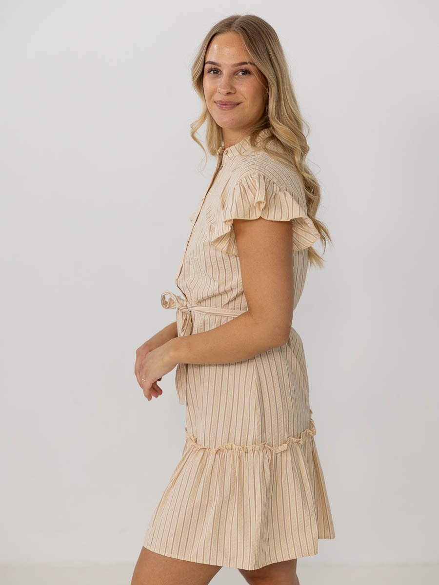 A-View Bell Dress Sand