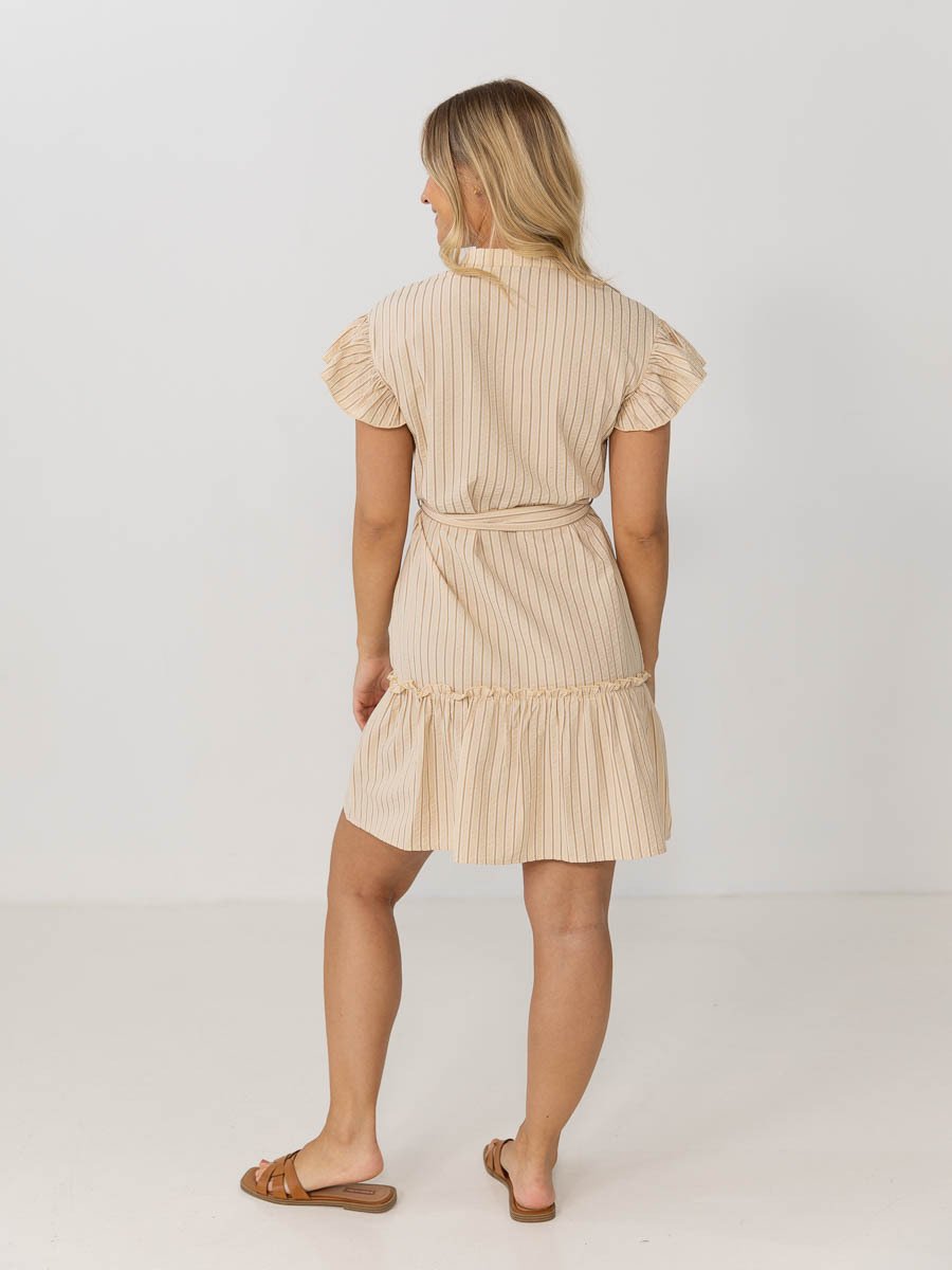 A-View Bell Dress Sand