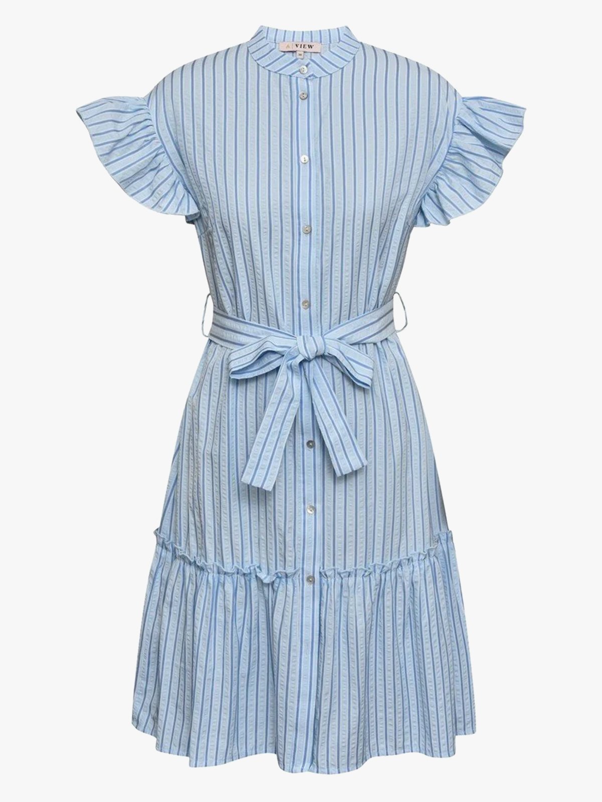 A-View Bell Dress Blue