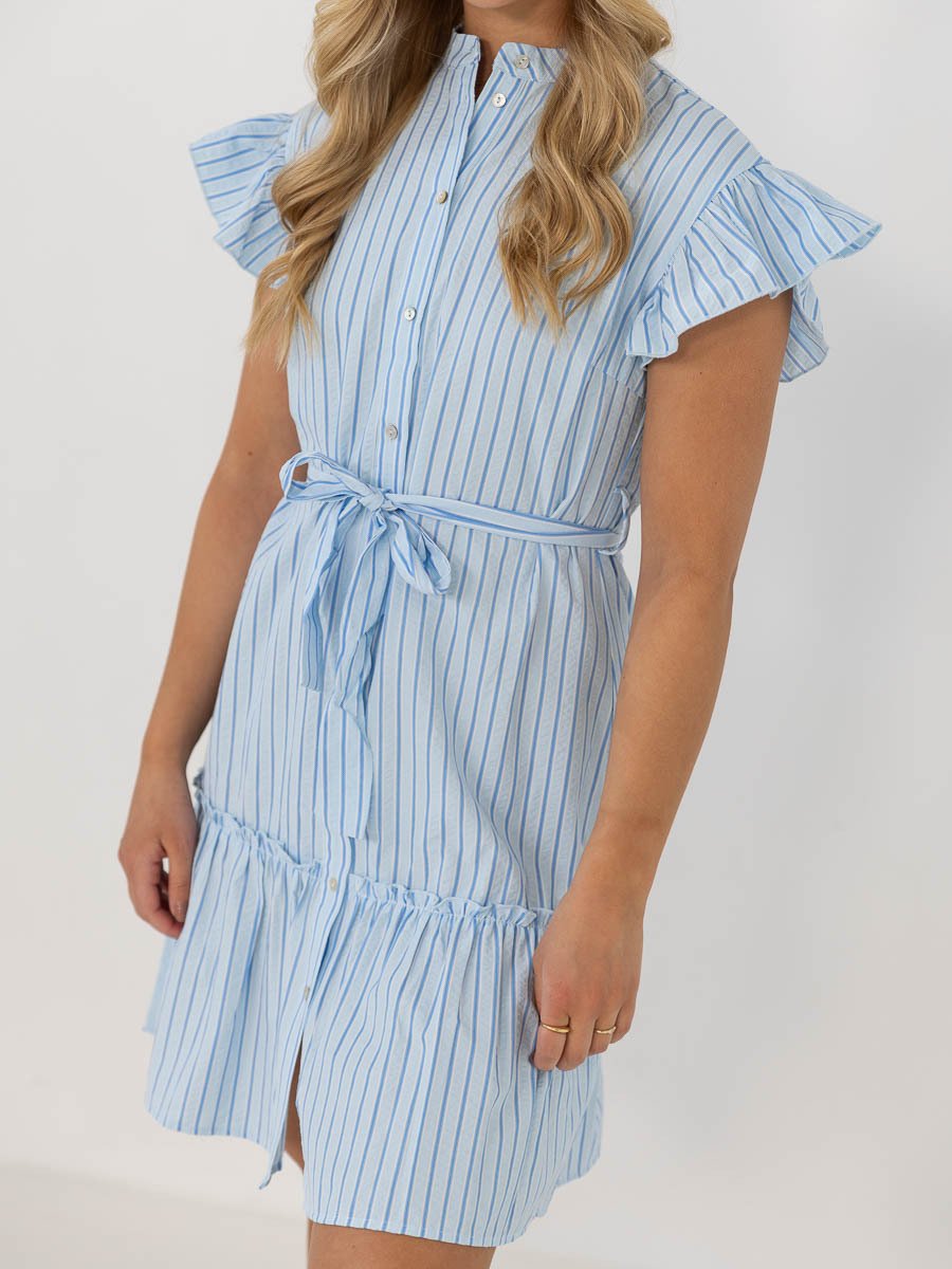 A-View Bell Dress Blue