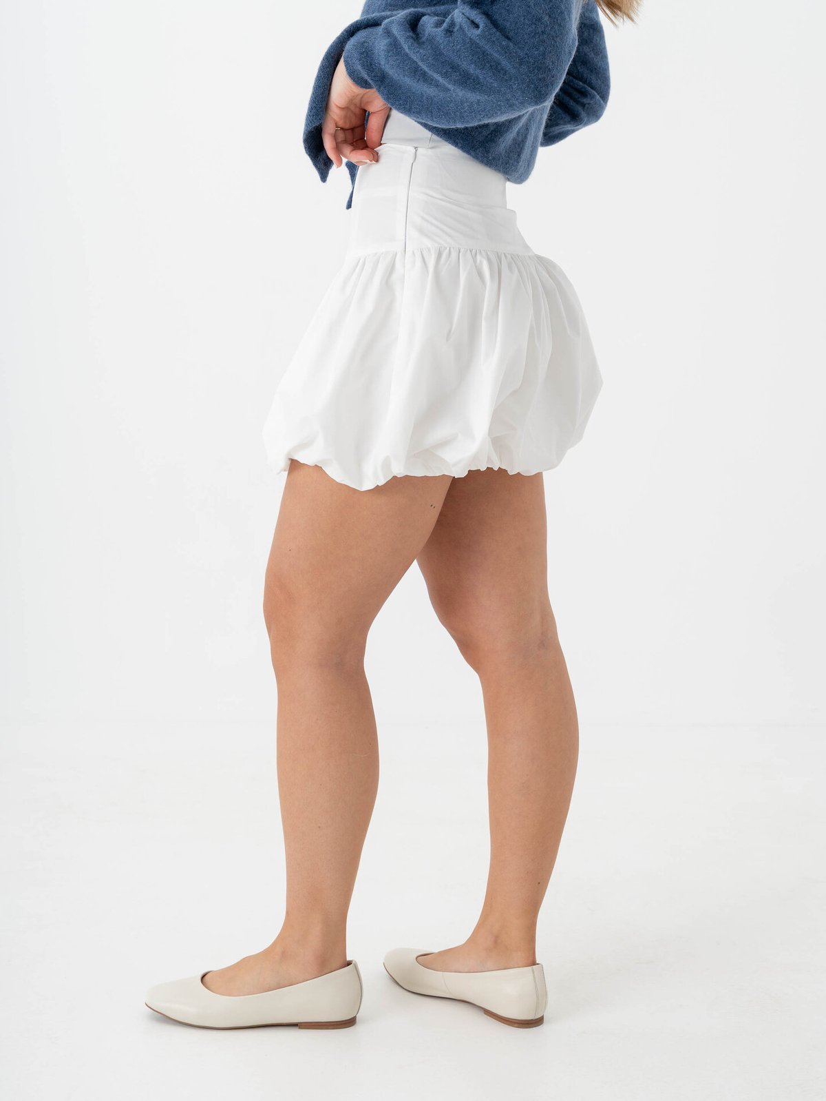 A-View Fia Baloon Skirt White