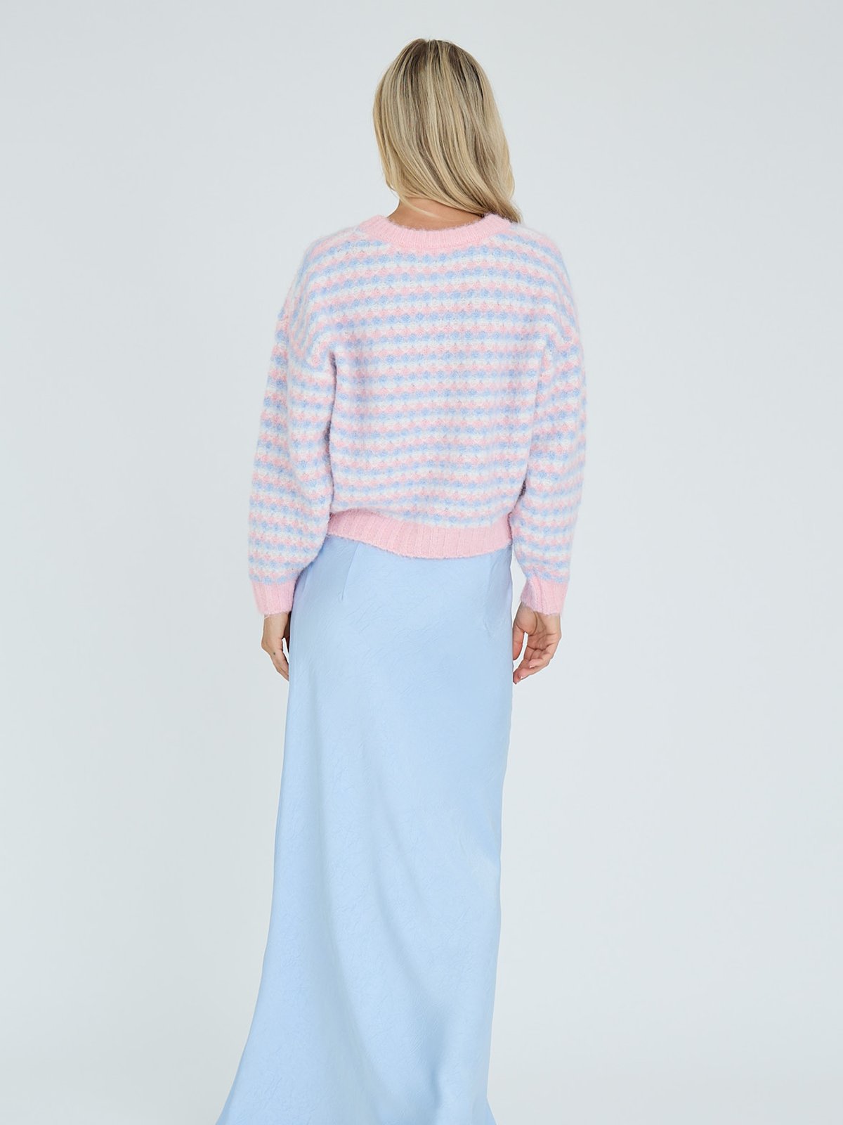 A-View Sassi Knit Pullover Rose / Blue