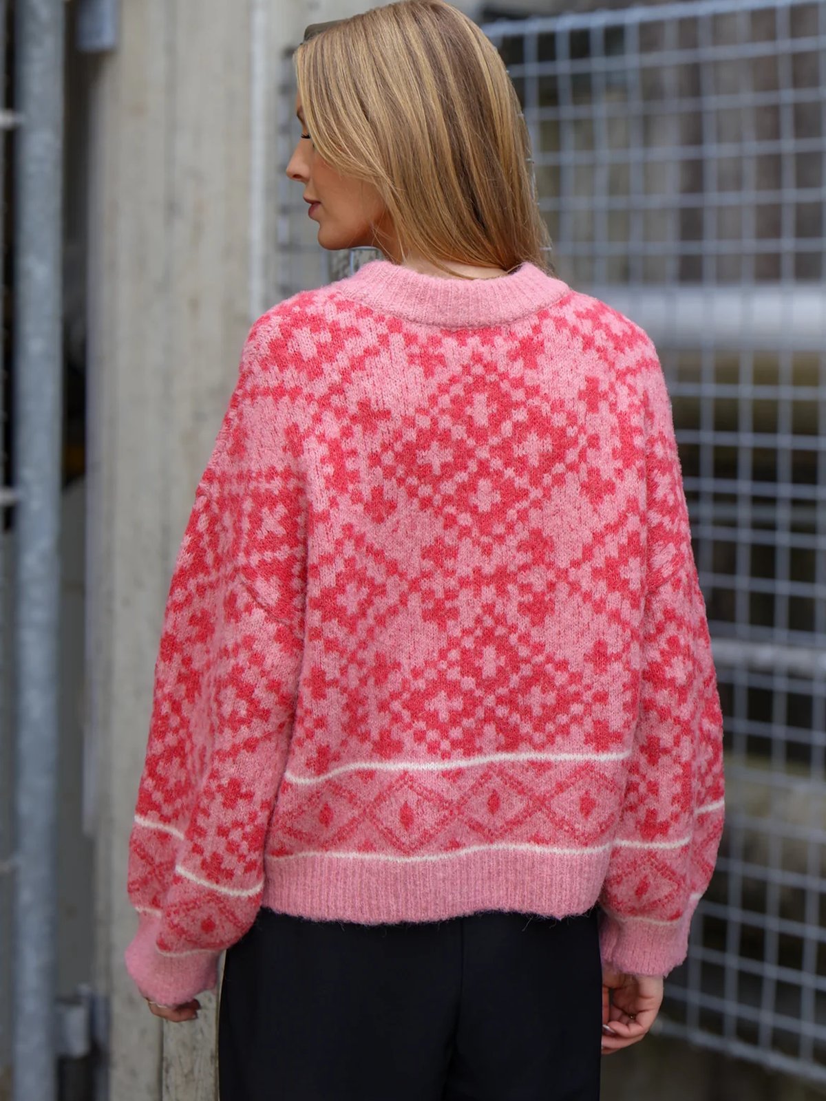 A-View Luxana Knit Pullover Rose / Pink