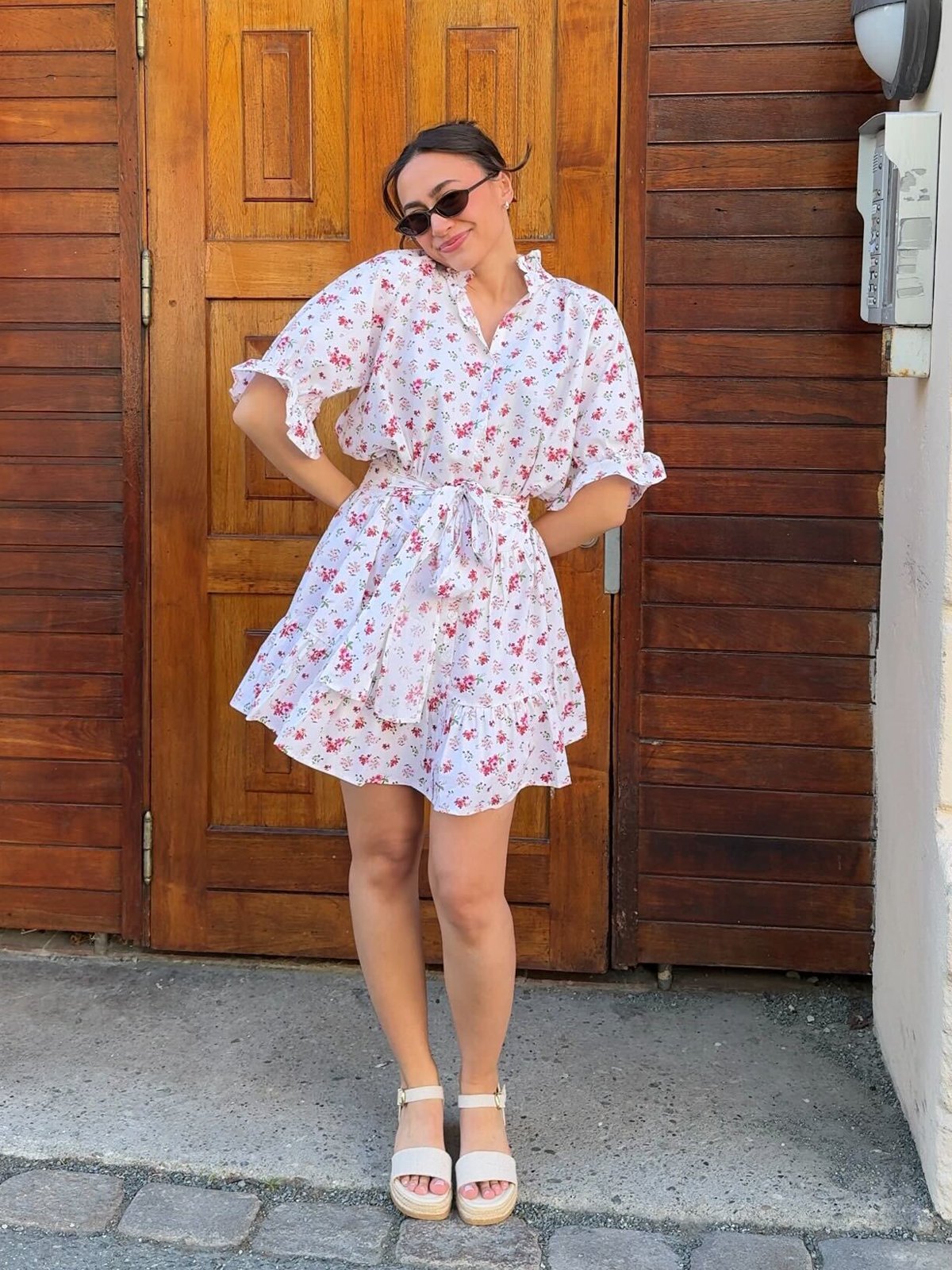 Arnie Says Portofino Classic Floral Floral White Combo