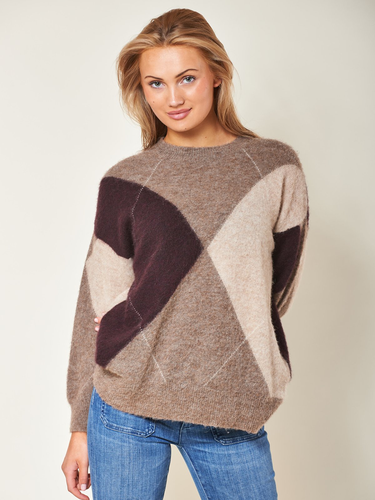 Arnie Says Kayne Argyle Brown Melange Combo