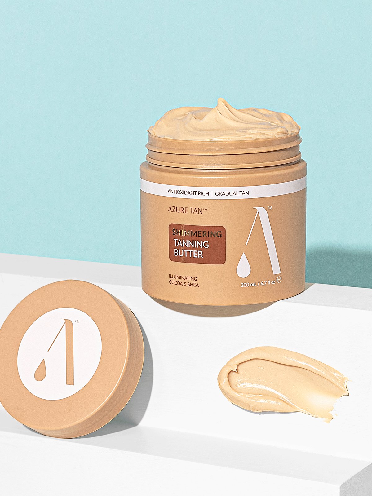 Azure Tan Shimmering Tanning Butter Flerfarget