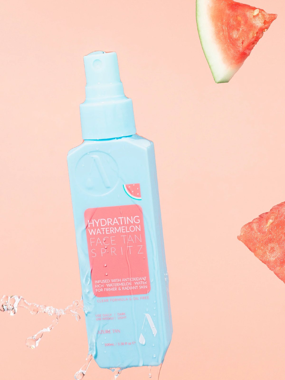 Azure Tan Hydrating Watermelon Face Spritz 100ML Flerfarget