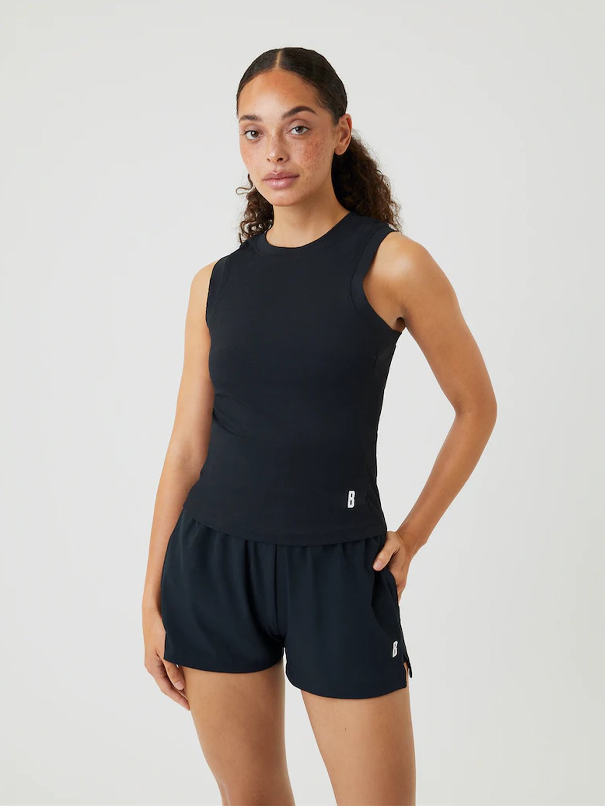 Björn Borg Ace Rib Tank Pocket Black Beauty