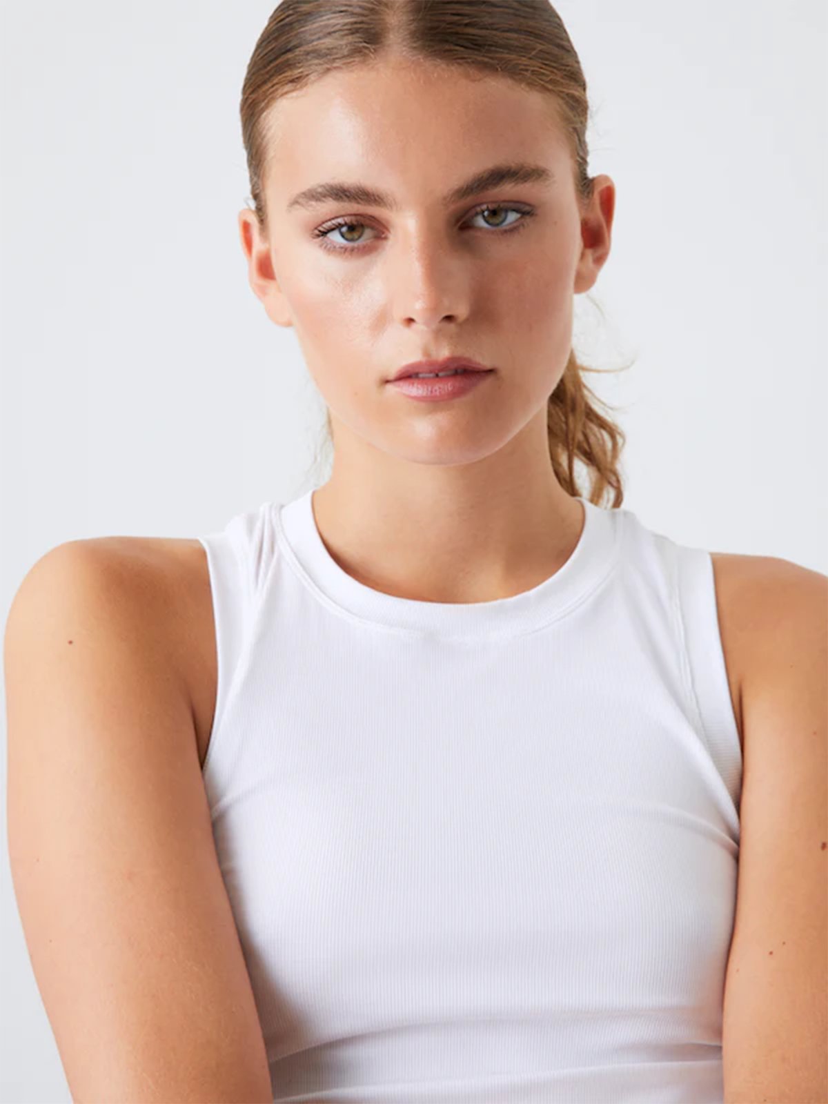 Björn Borg Ace Rib Tank Pocket Brilliant White