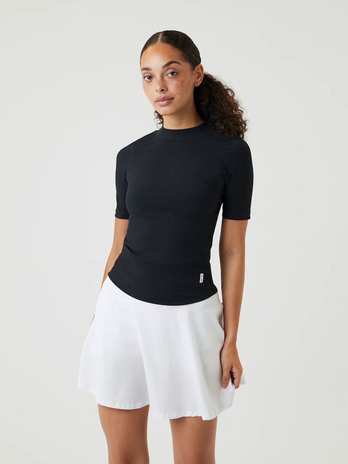 Björn Borg Ace Rib T-Shirt Pocket Black Beauty