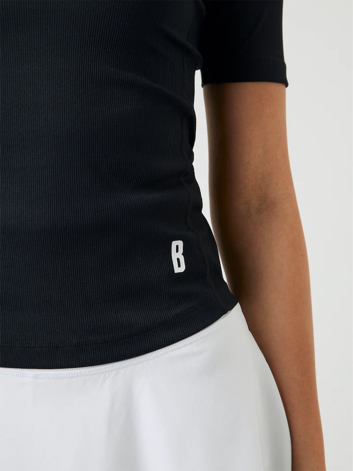 Björn Borg Ace Rib T-Shirt Pocket Black Beauty