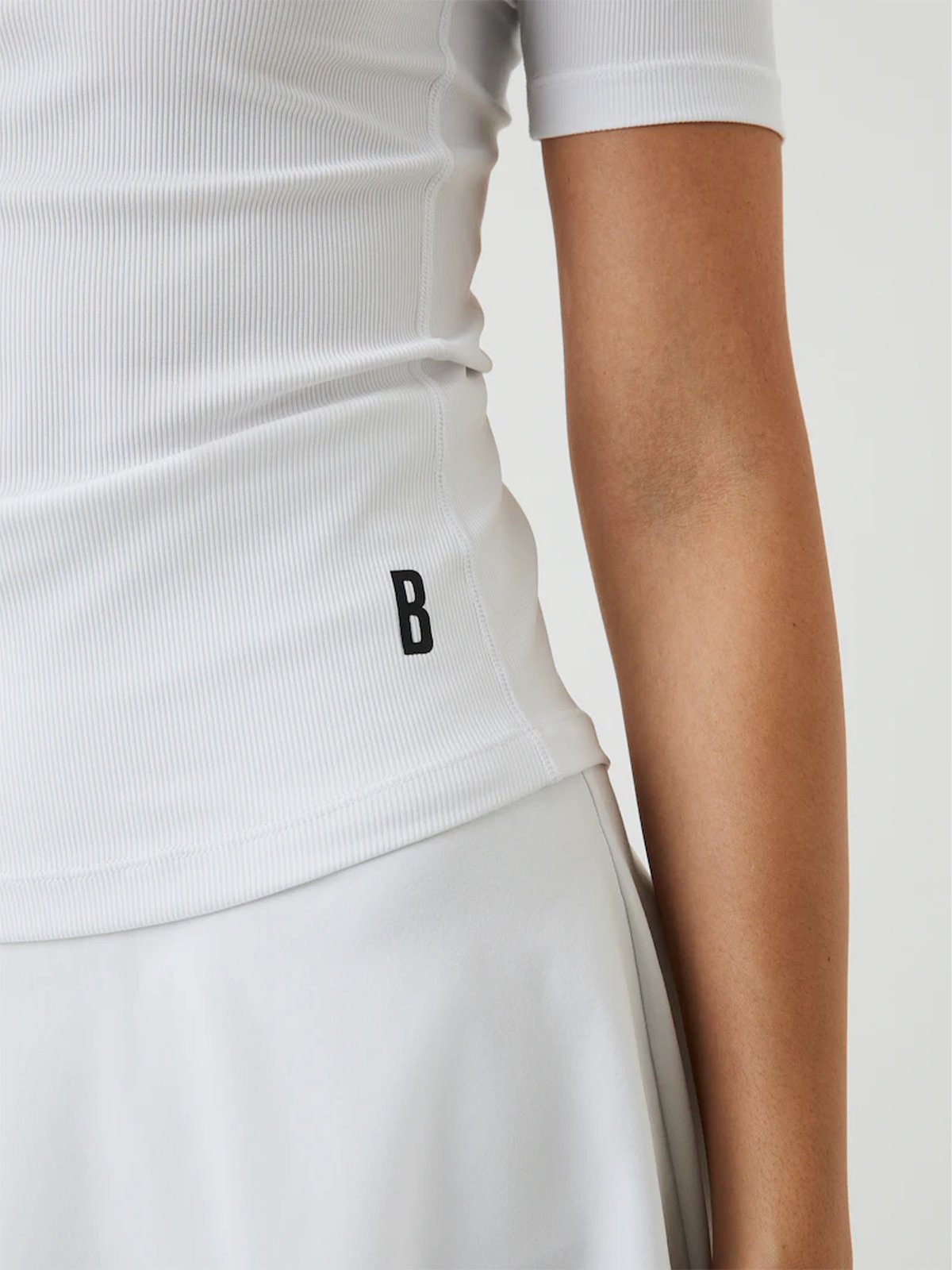 Björn Borg Ace Rib T-Shirt Pocket Brilliant White