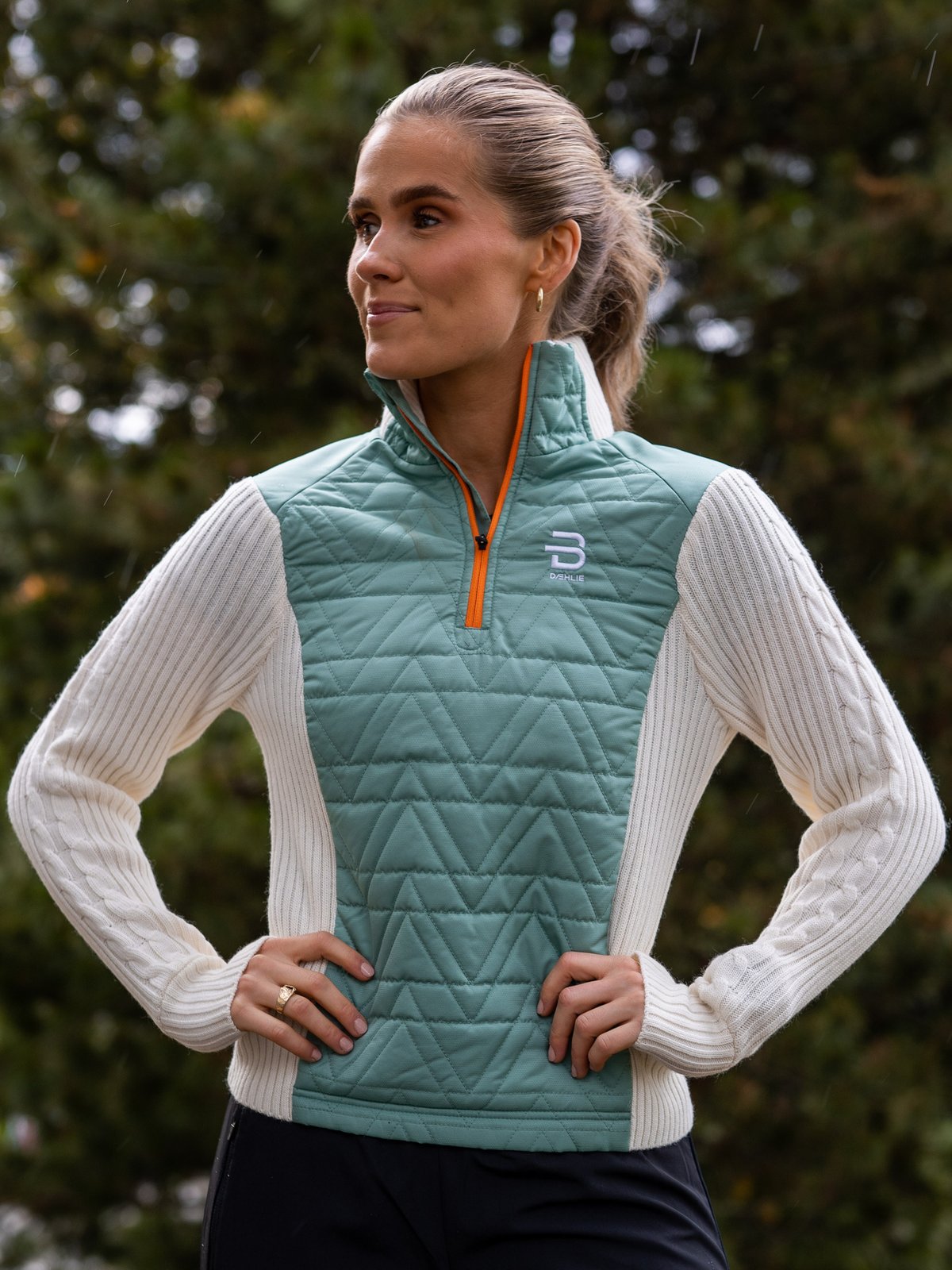 Dæhlie Half Zip Comfy Malachite Green