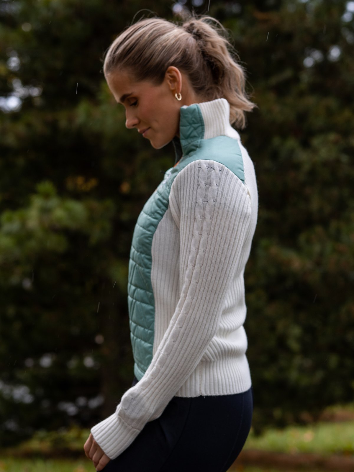 Dæhlie Half Zip Comfy Malachite Green